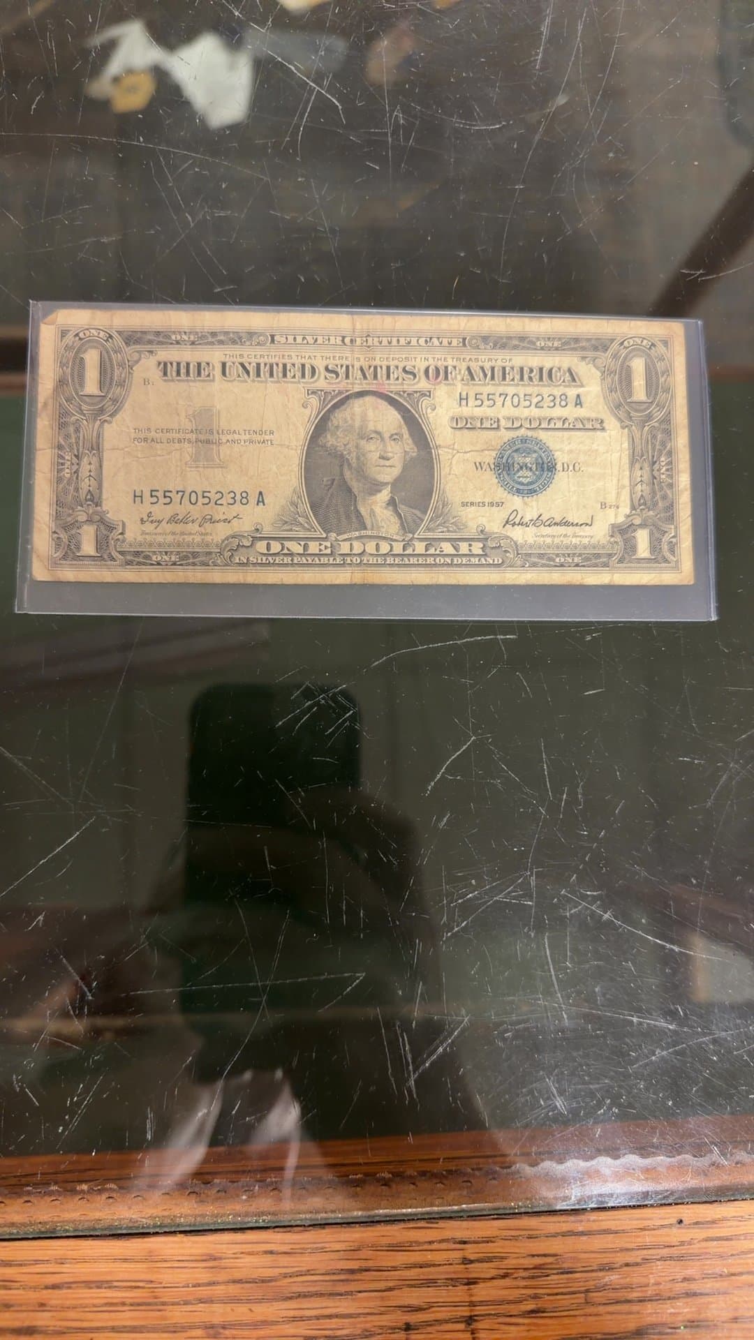 1957 Silver Certificate One Dollar Bill - Image 1