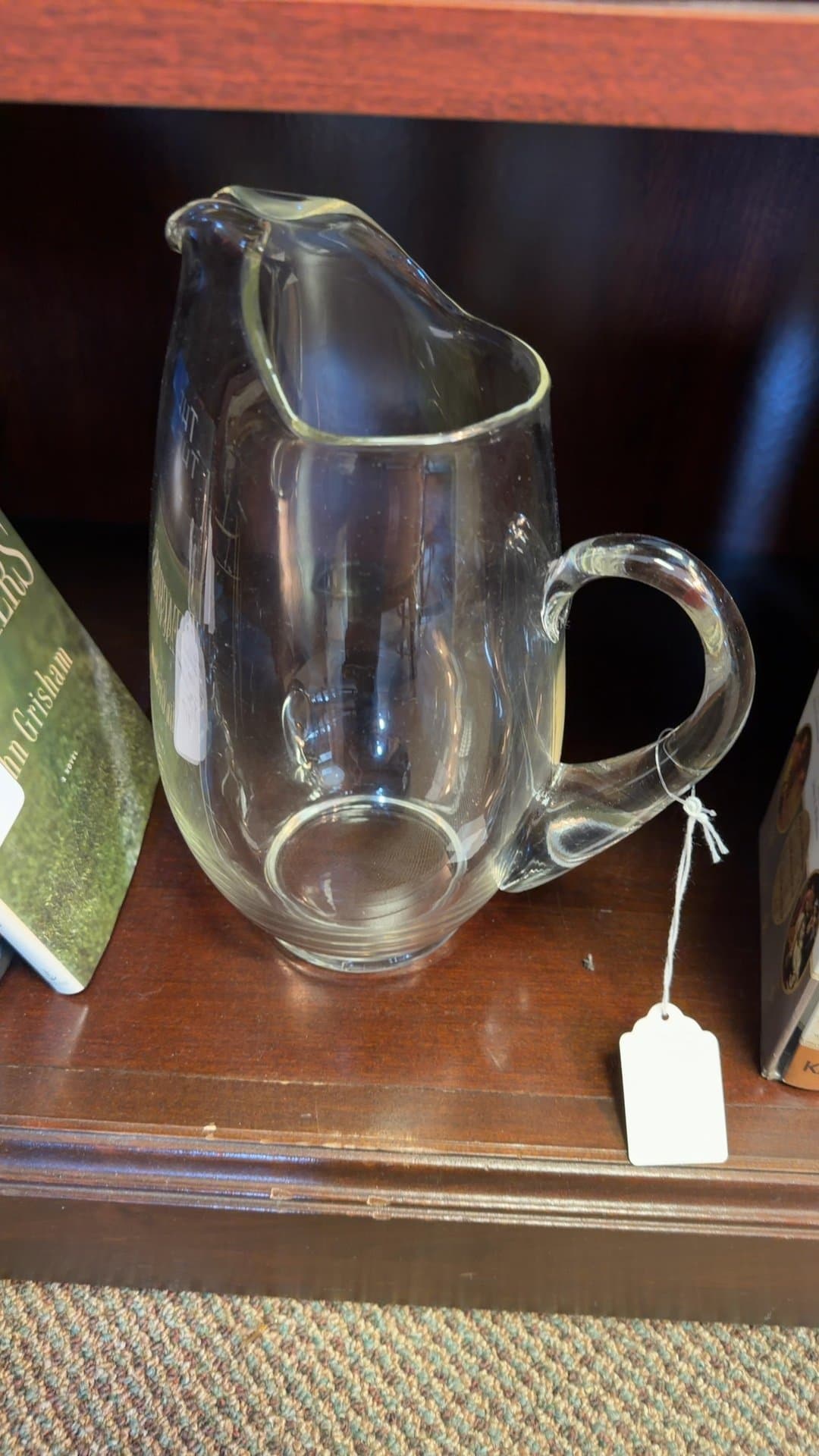 Libbey Mario Glass Pitcher with Ice Lip - Image 1