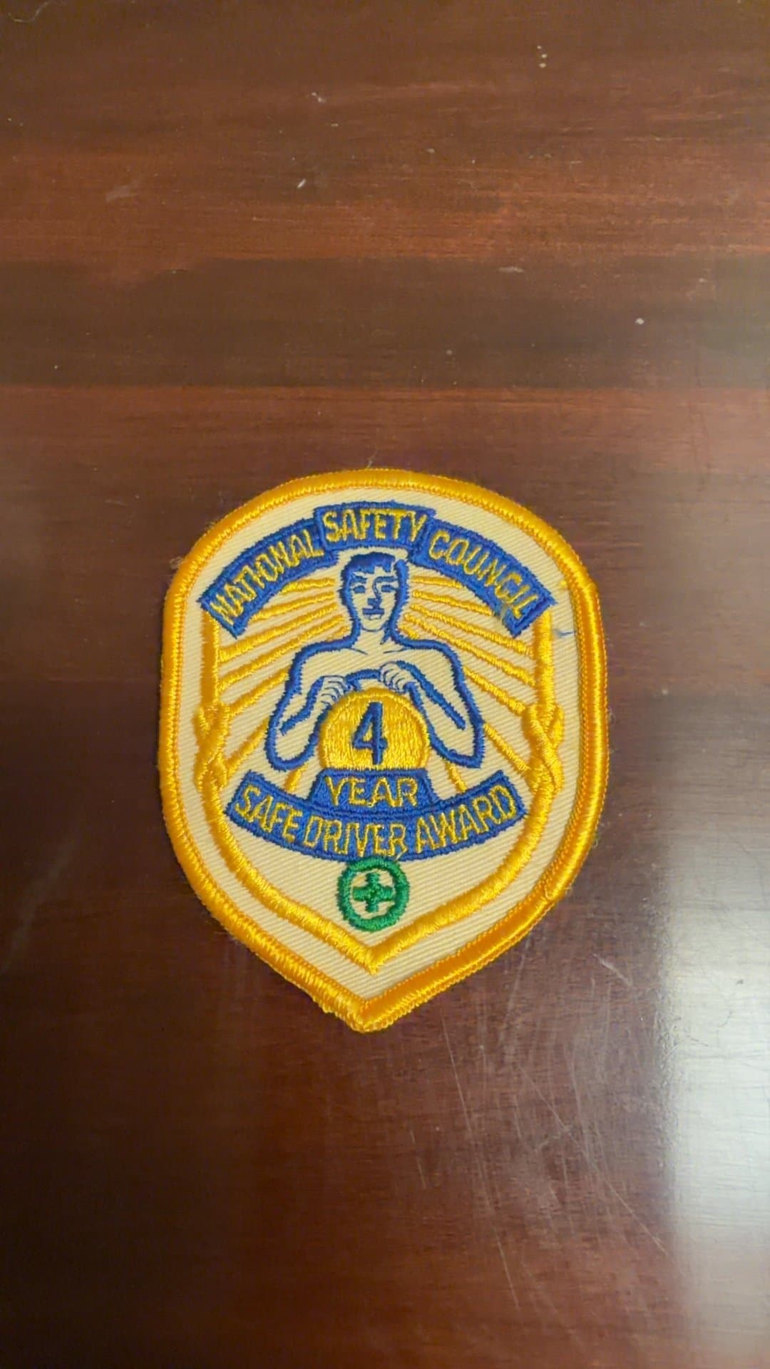 National Safety Council 4 Year Safe Driver Award Patch - Image 1