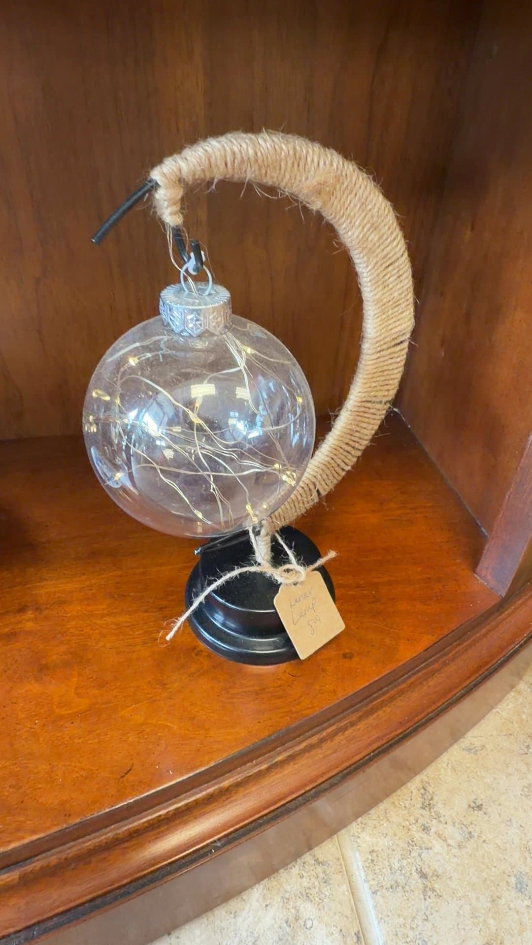 Rustic Lunar Lamp - Image 1
