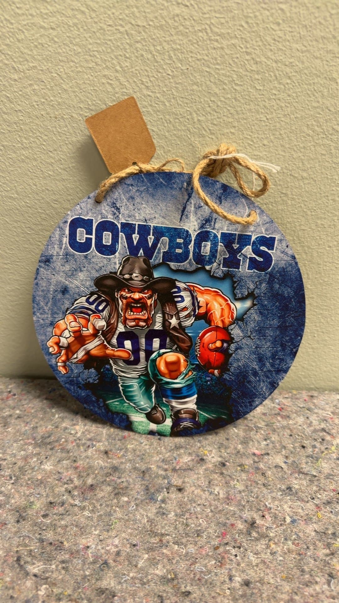 Cowboys Themed Hanging Decor - Image 1