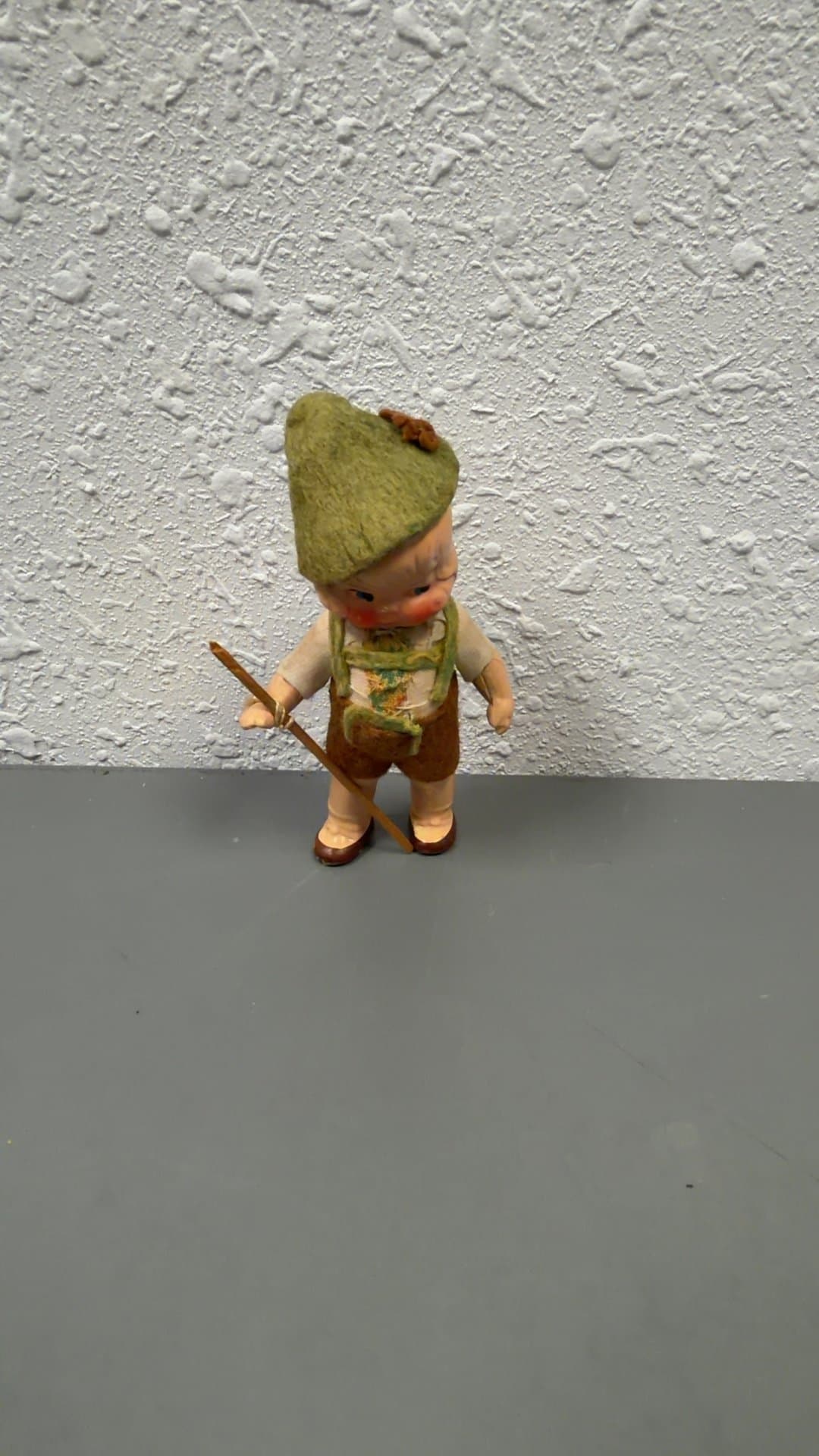 Vintage German Bavarian Hiker Doll Figurine - Image 1