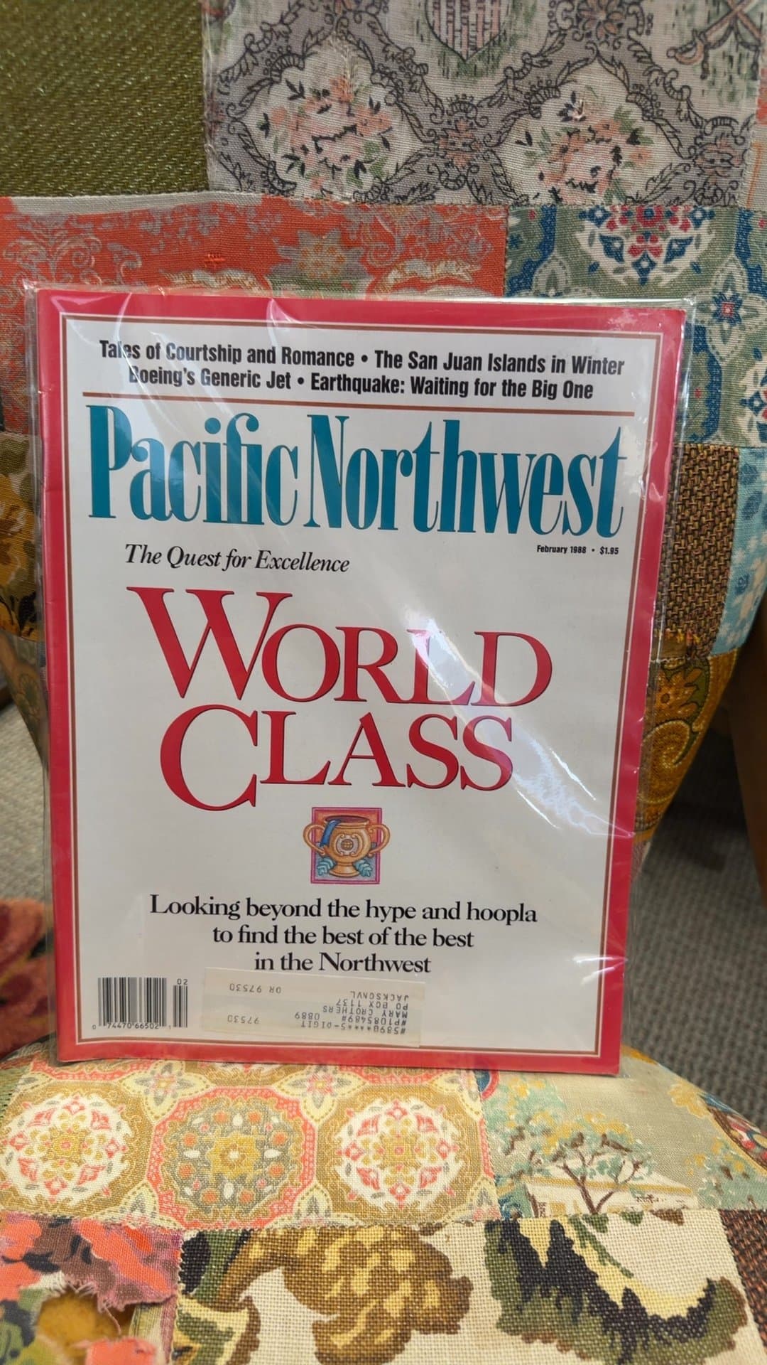 Pacific Northwest Magazine February 1988 Issue - Image 1
