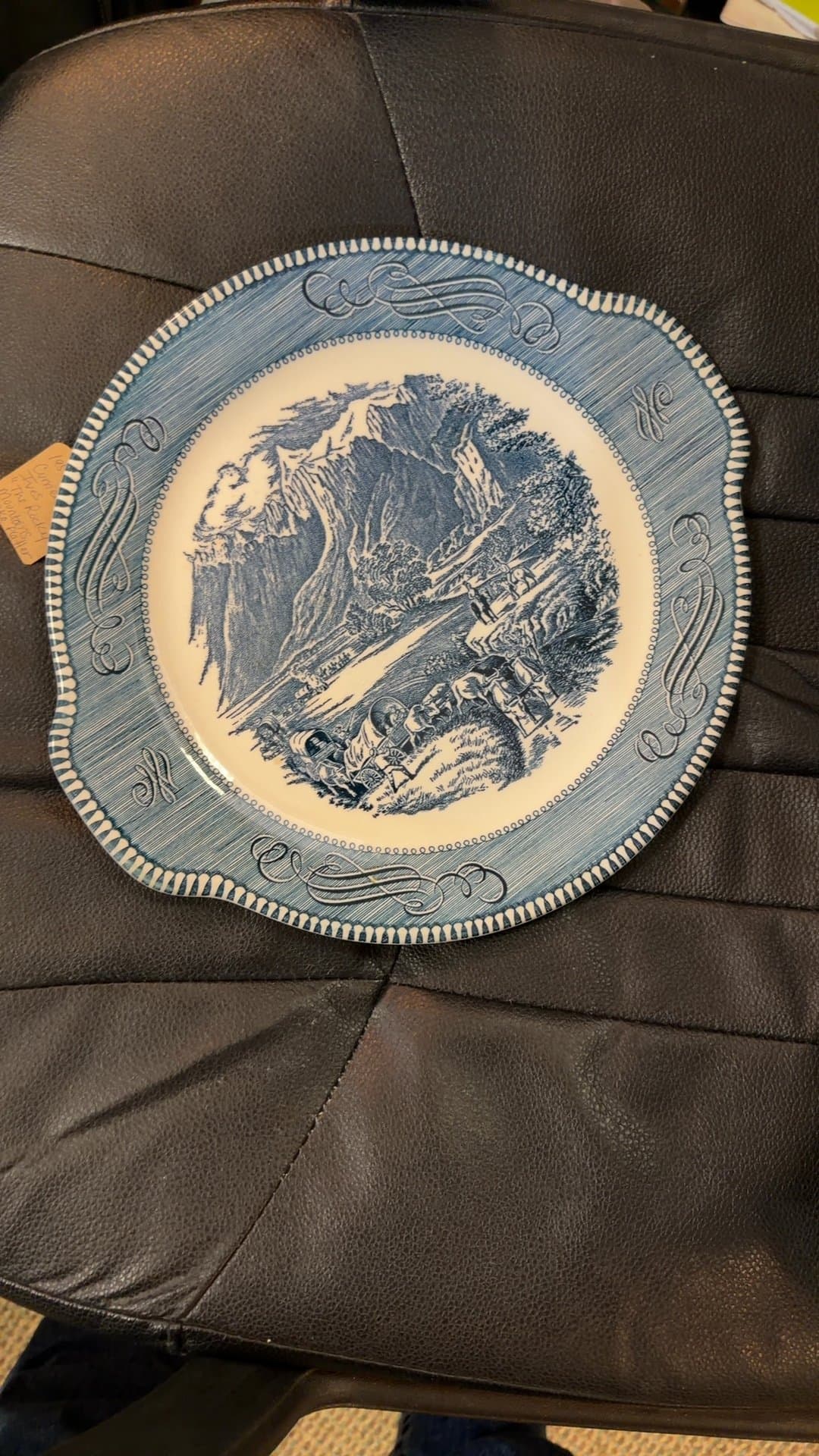 Currier & Ives 'The Rocky Mountains' Plate - Image 1