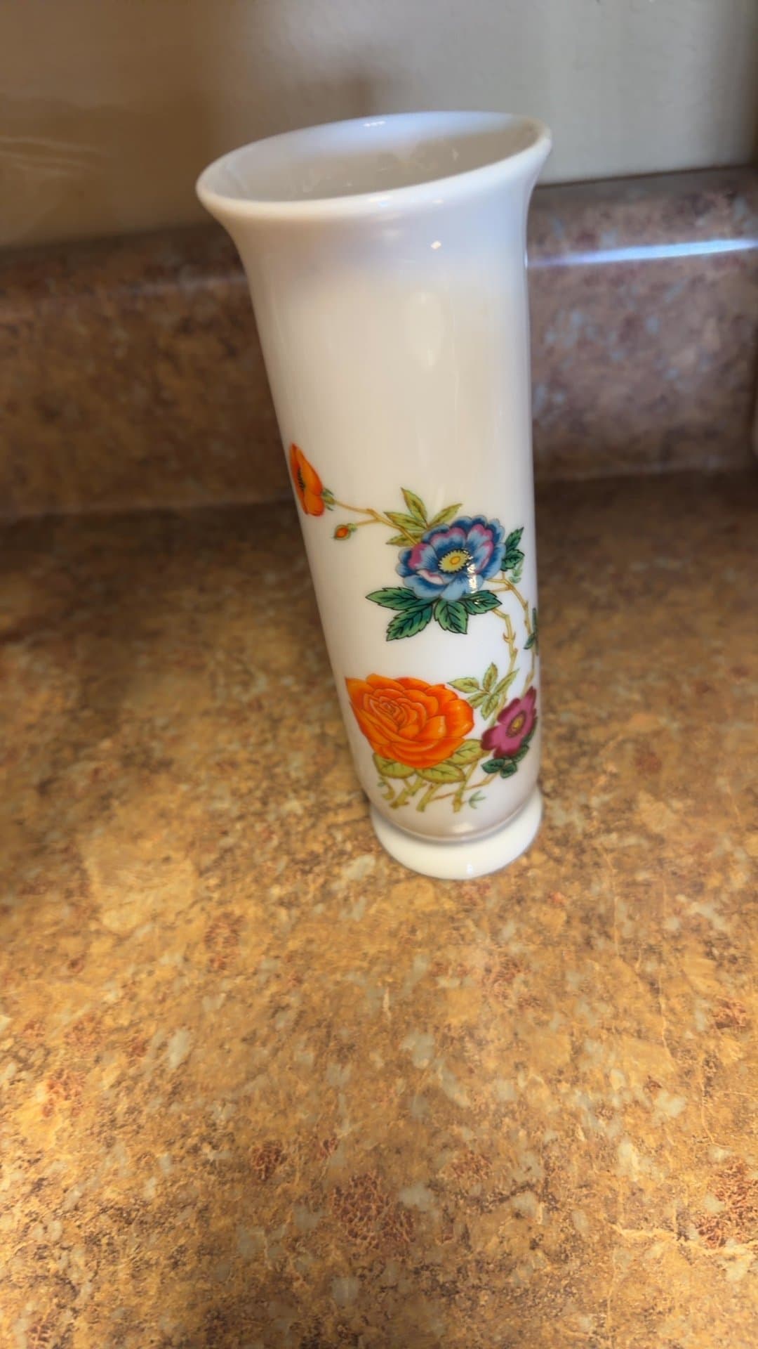 Floral Ceramic Vase - Image 1