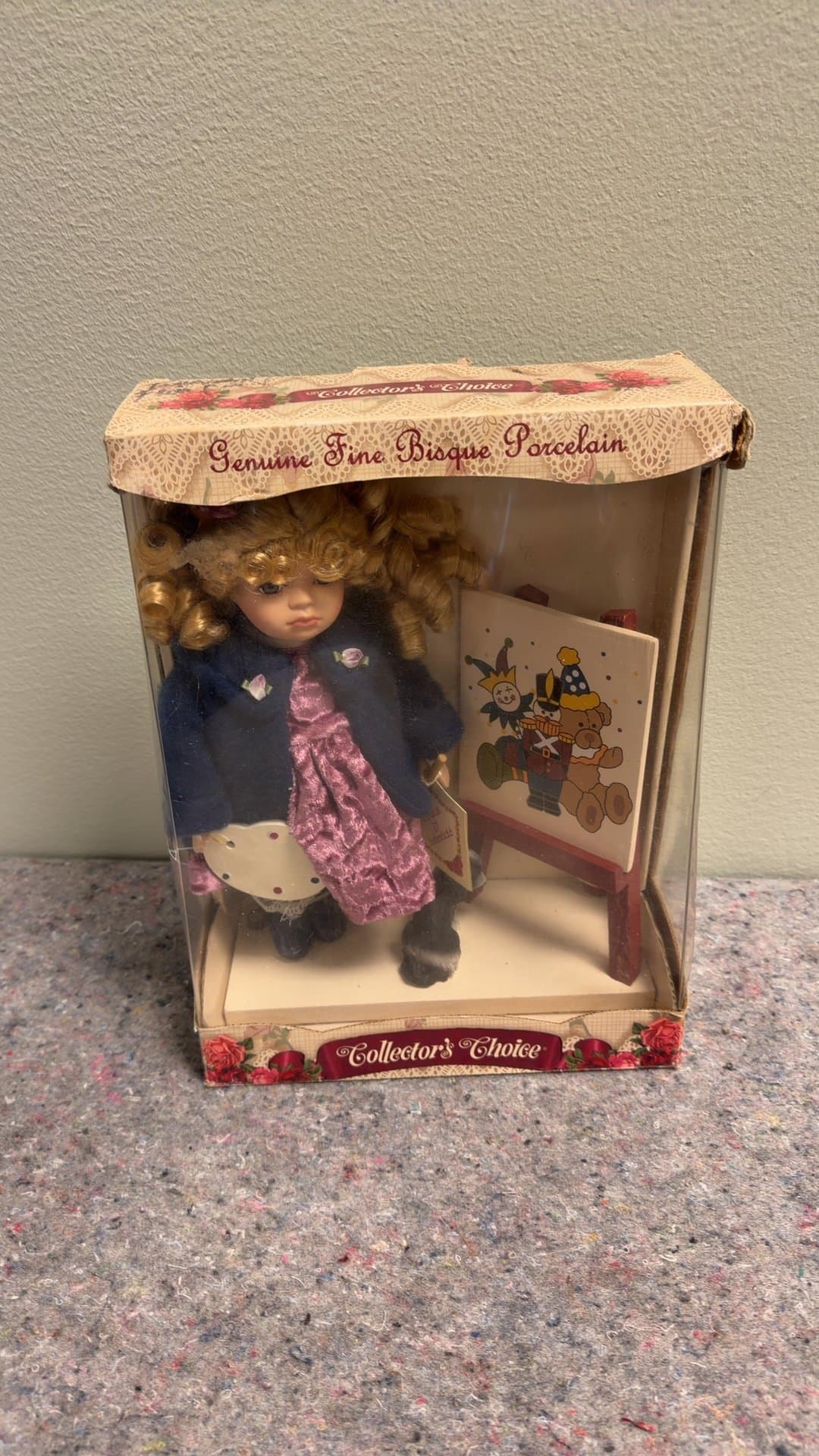 Collector's Choice Genuine Fine Bisque Porcelain Doll - Image 1