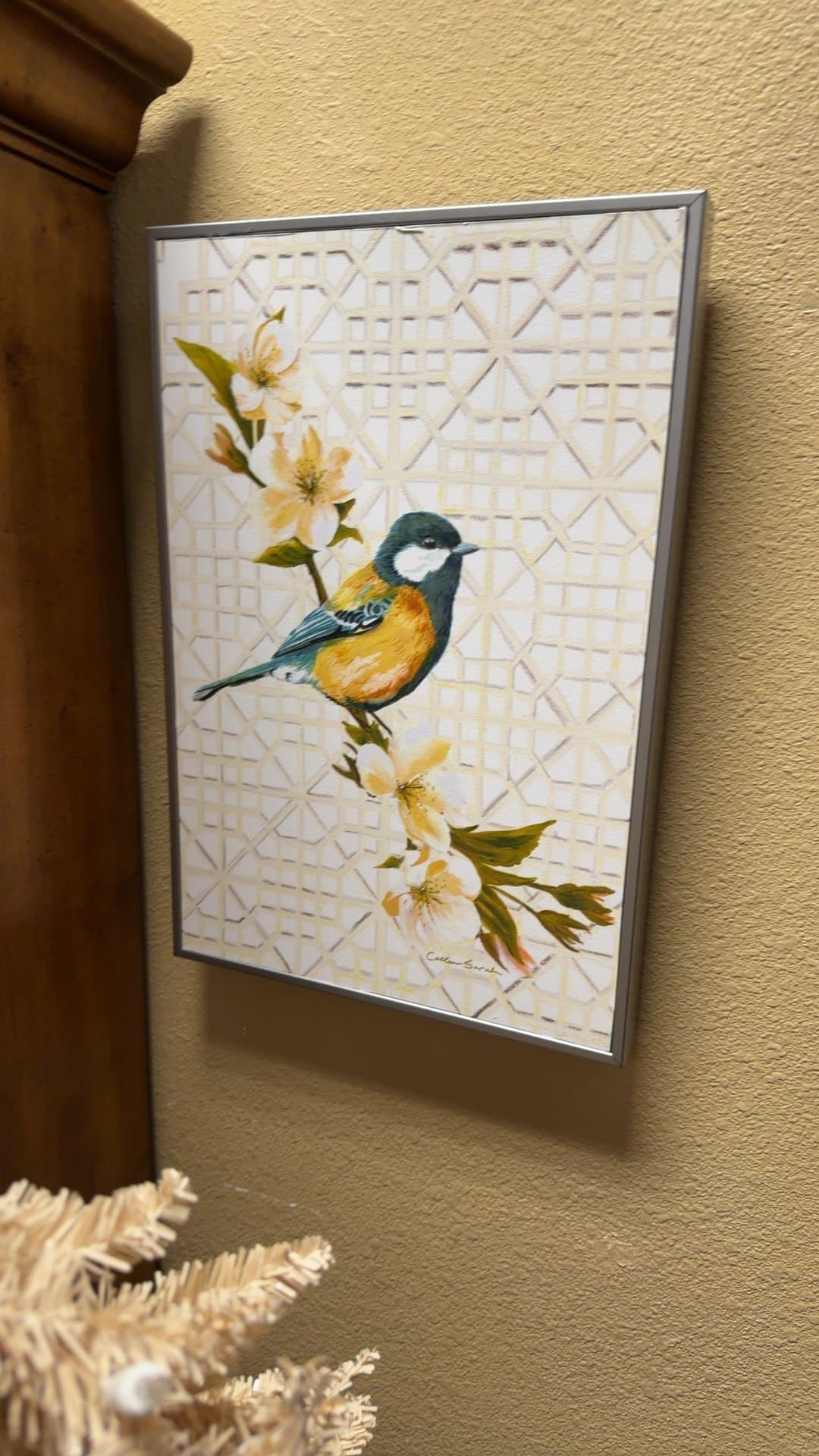 Bird and Blossoms Wall Art