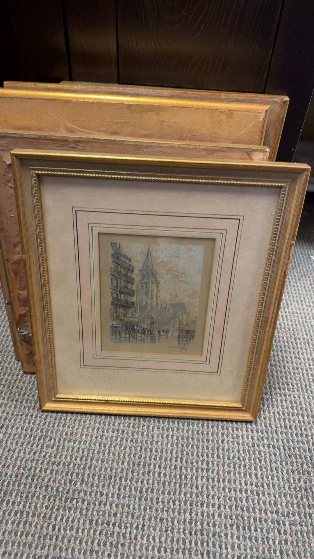 St. Germain Church Print by Hans Figura