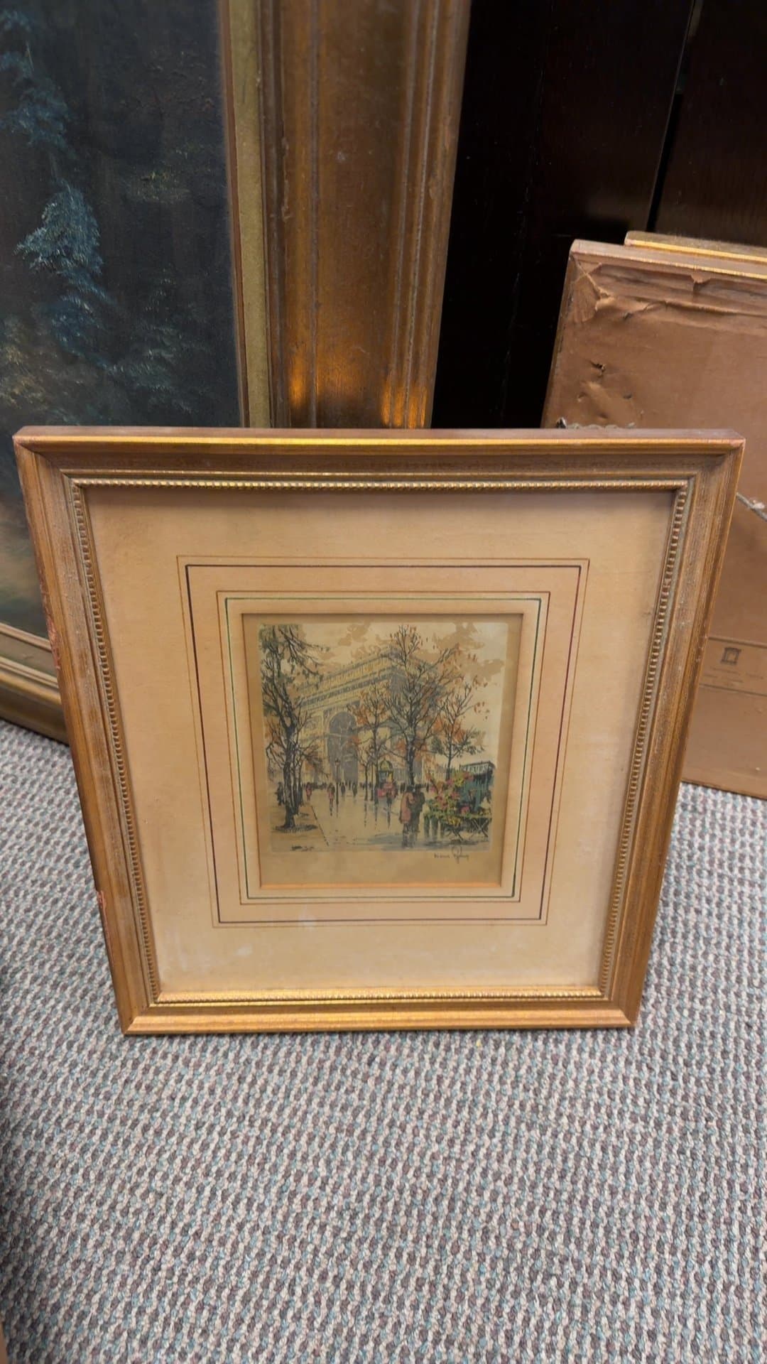 Hans Figura 'Arc de Triomphe' Framed Print - Image 1