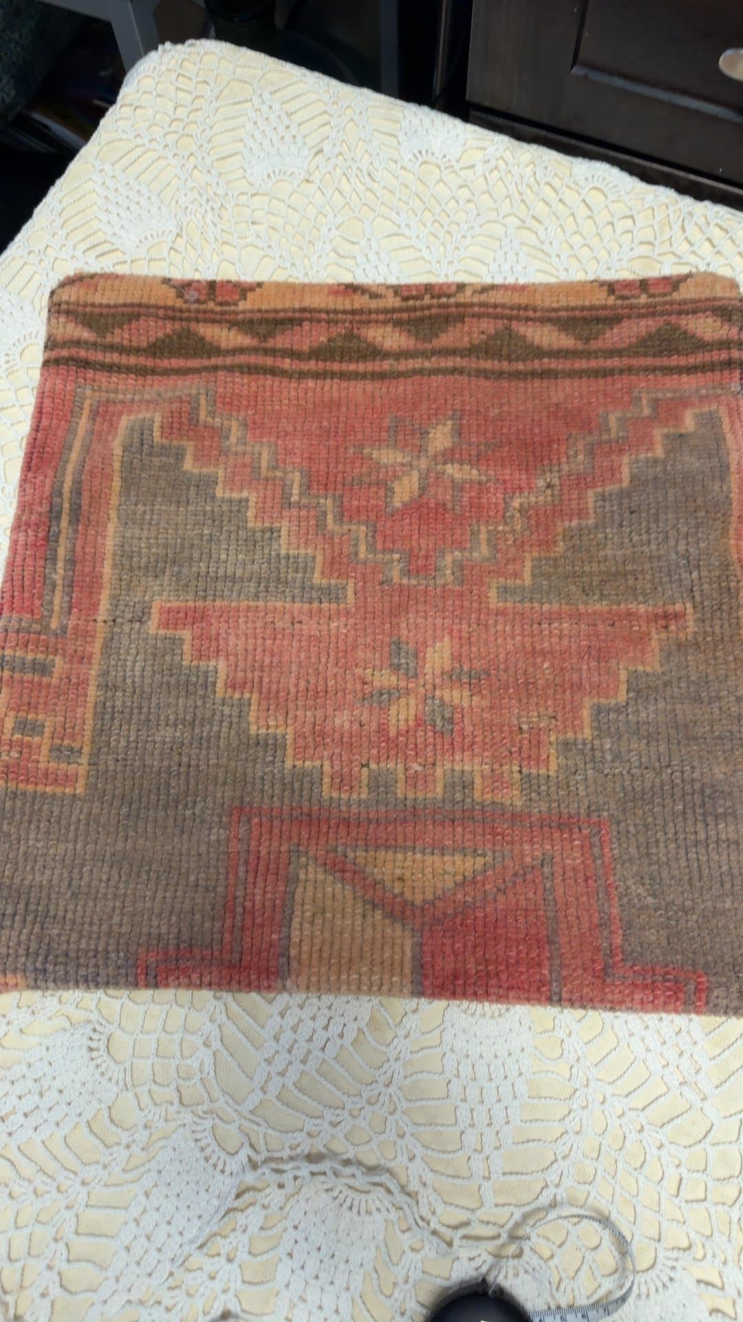 Woven Textile Pillow Cover - Image 1