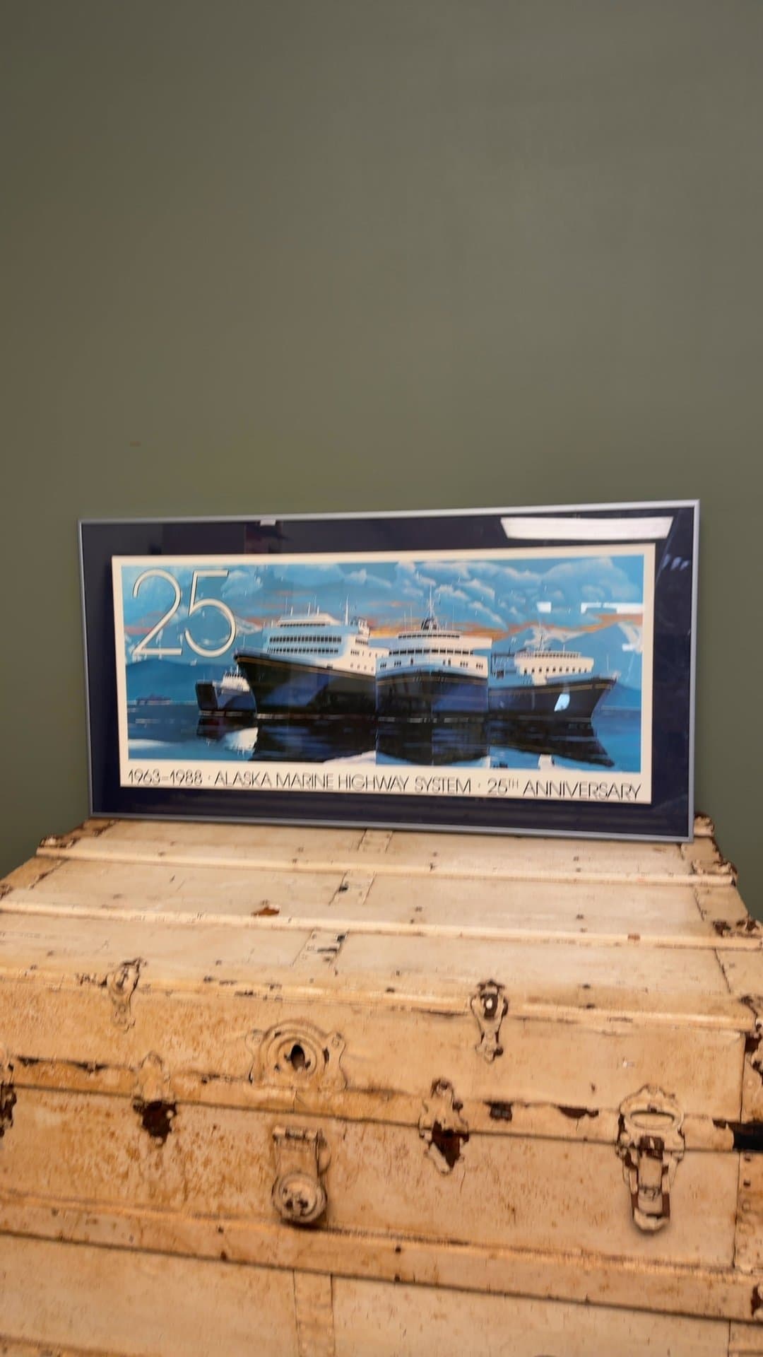 Alaska Marine Highway System 25th Anniversary Poster - Image 1