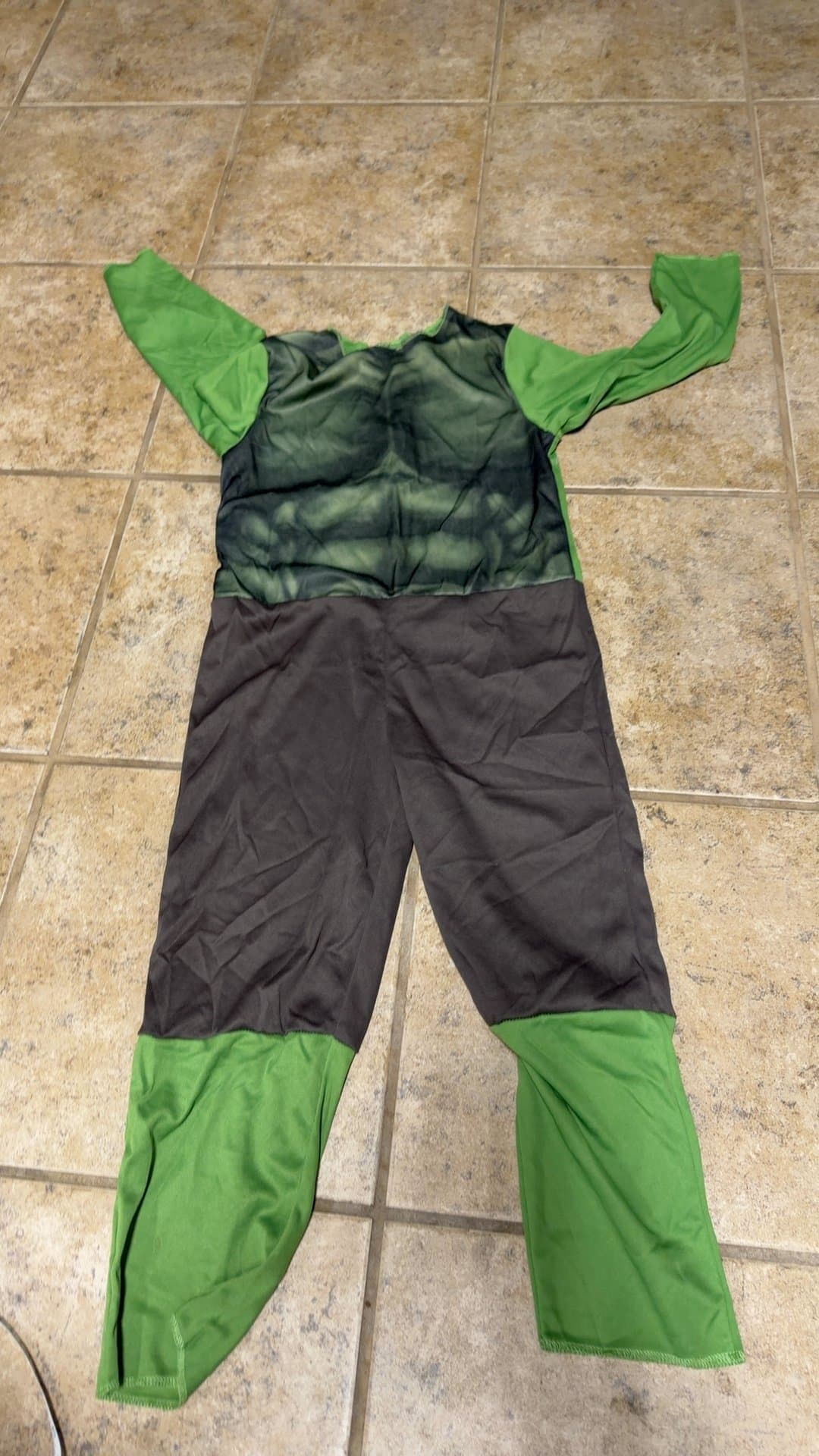 Marvel Incredible Hulk Kids Costume Jumpsuit with Mask - Image 1