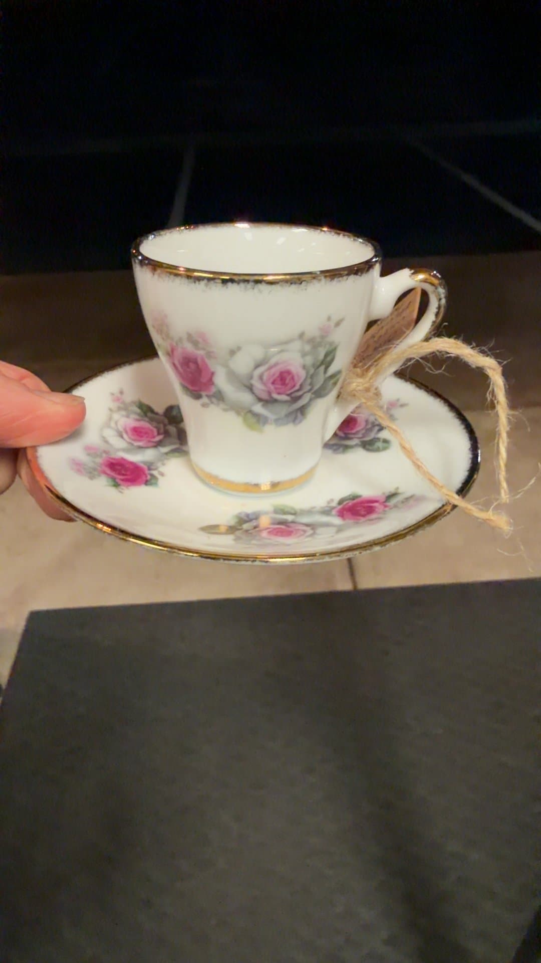 Yong Sheng Porcelain Co. Demitasse Espresso Cup and Saucer Set - Image 1