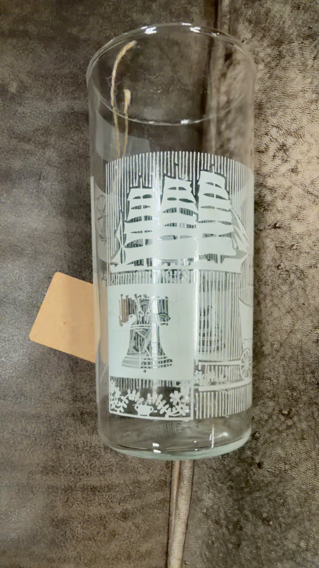 1960s Anchor Hocking Colonial Days Tumbler - Image 1