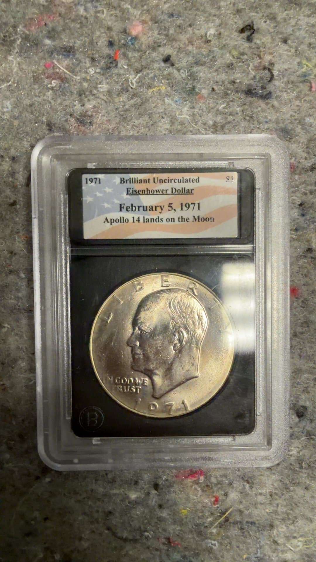 1971 Brilliant Uncirculated Eisenhower Dollar - Image 1