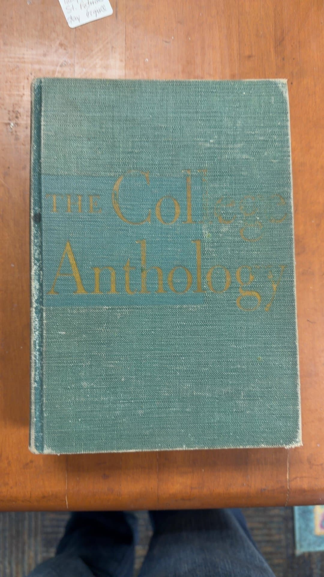 The College Anthology Book - Image 1