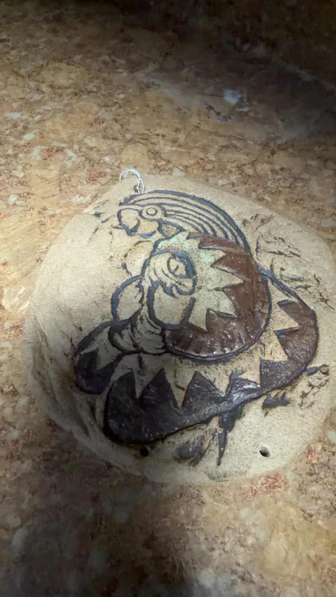 Hand-Carved Turtle Stone Art - Image 1