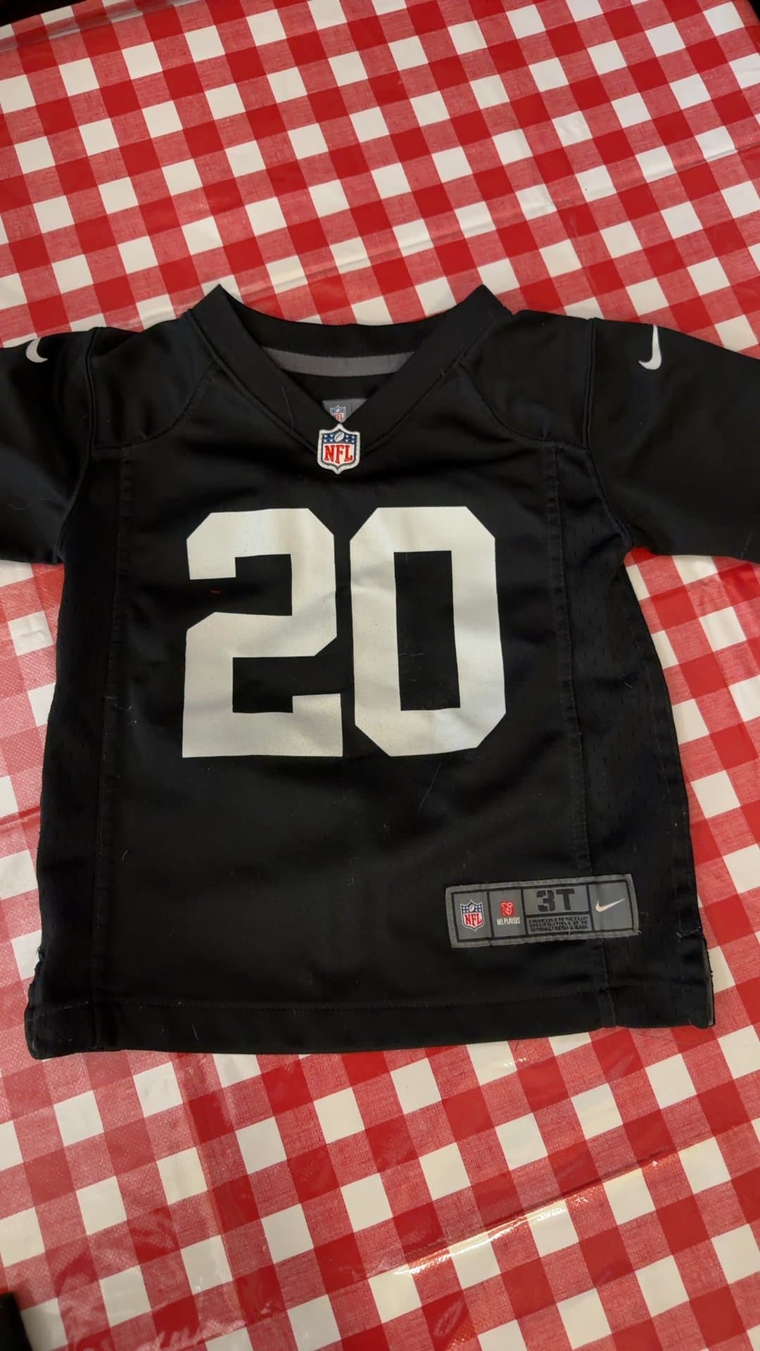 Nike Oakland Raiders Darren McFadden #20 Toddler Jersey Size 3T - Image 1