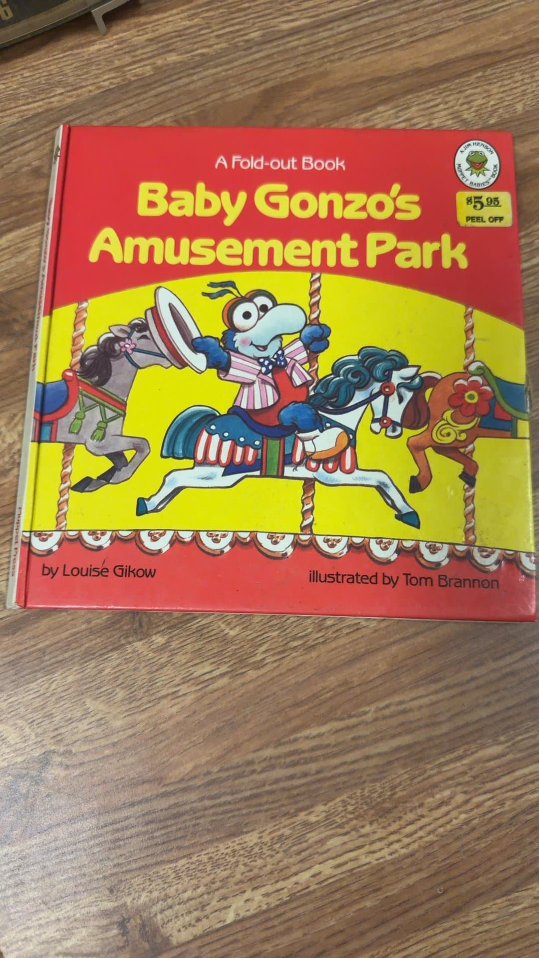 Baby Gonzo's Amusement Park Fold-out Book - Image 1