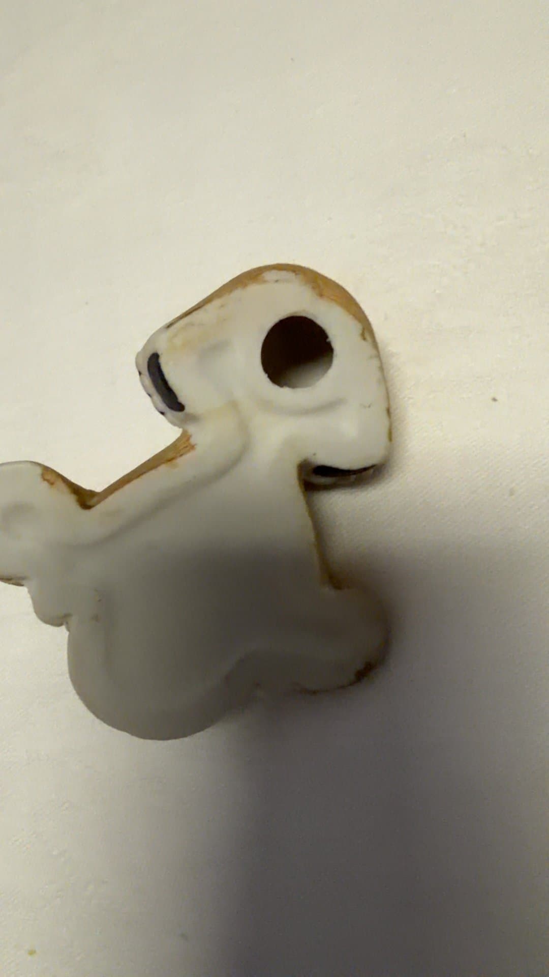 Vintage Ceramic Lying Down Basset Hound Dog Figurine - Image 1