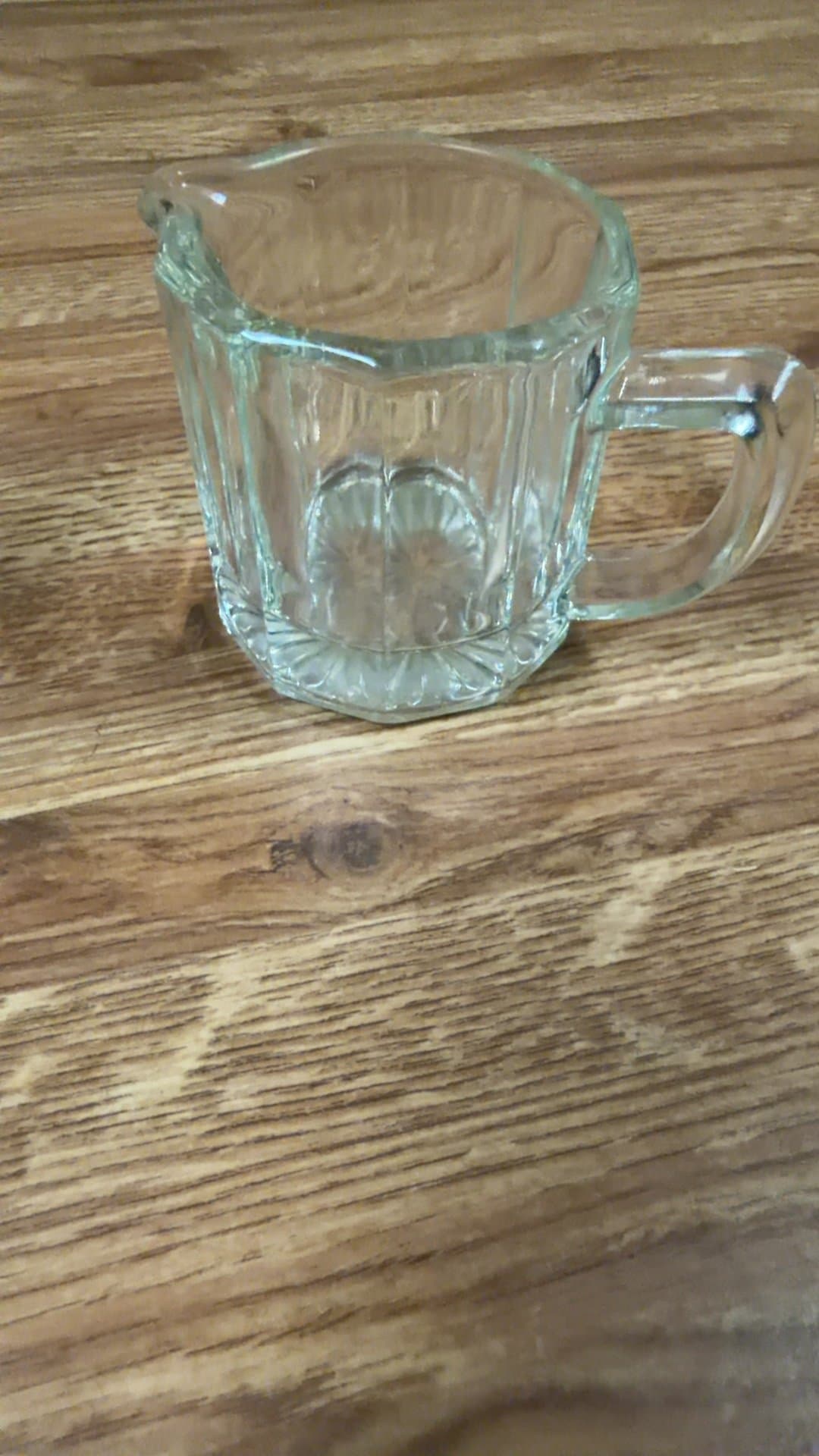 Vintage Glass Creamer Pitcher - Image 1