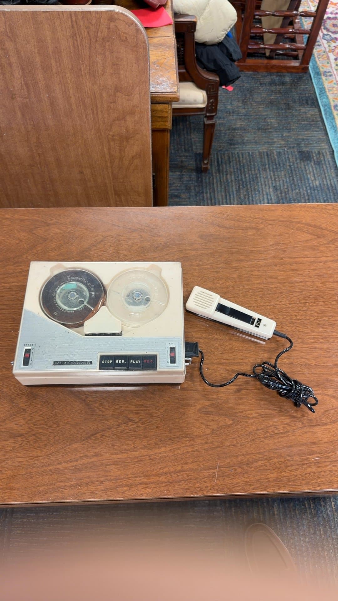 Vintage Petcorder Reel-to-Reel Tape Recorder - Image 1