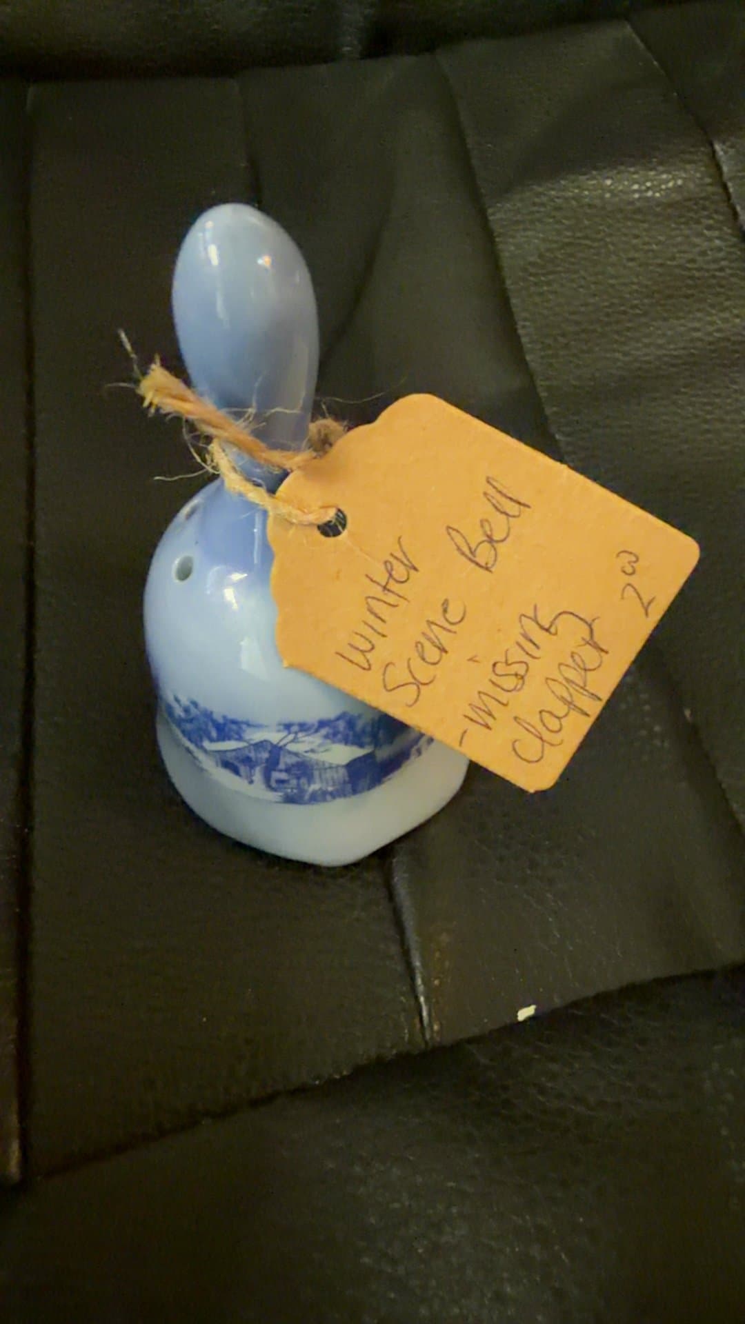 Blue Winter Scene Decorative Bell - Image 1