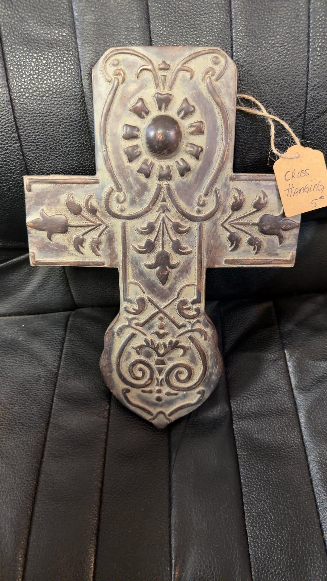 Decorative Metal Cross Wall Hanging