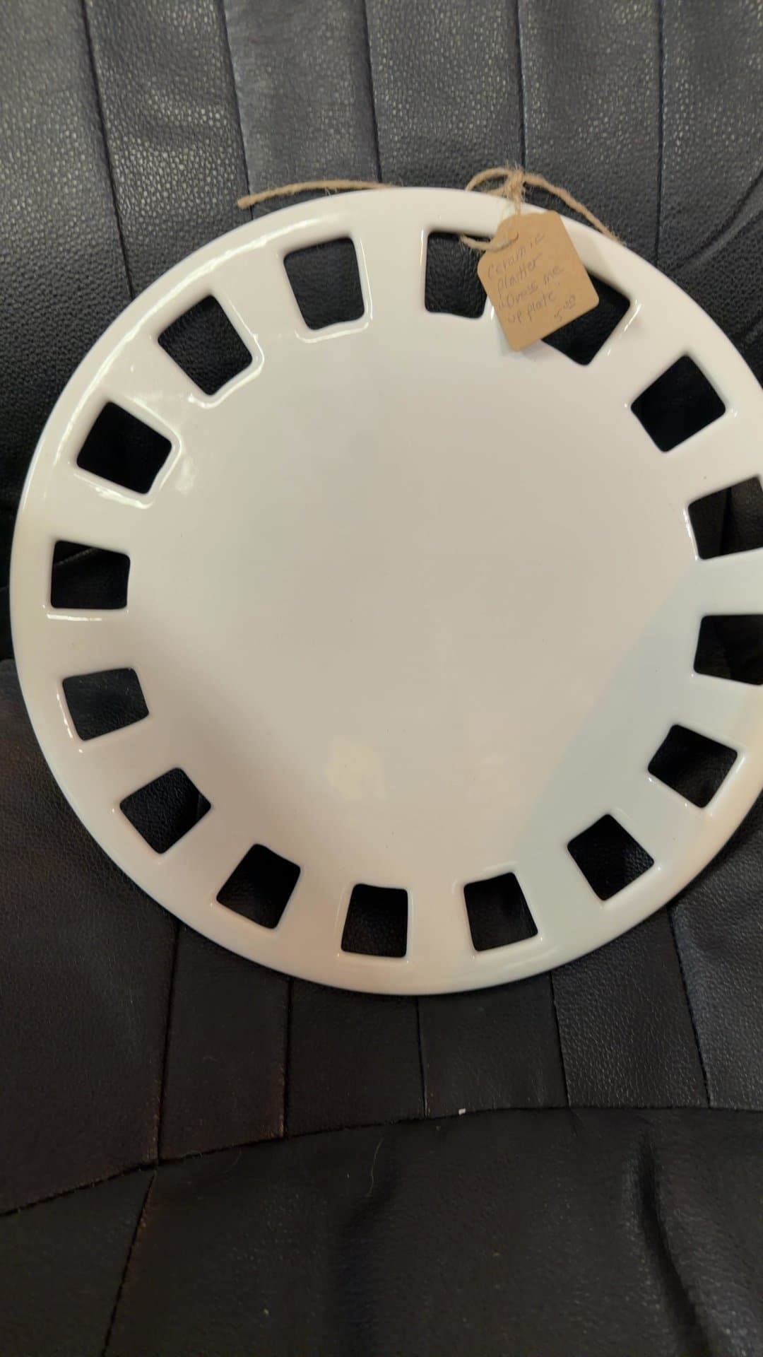 Ceramic Flower Frog Plate - Image 1