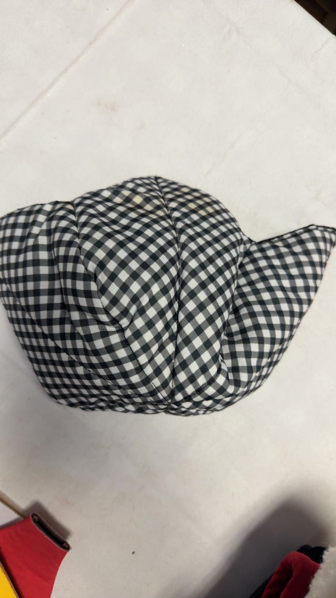 Campbell's Gingham Quilted Microwave Soup Bowl Cozy - Image 1