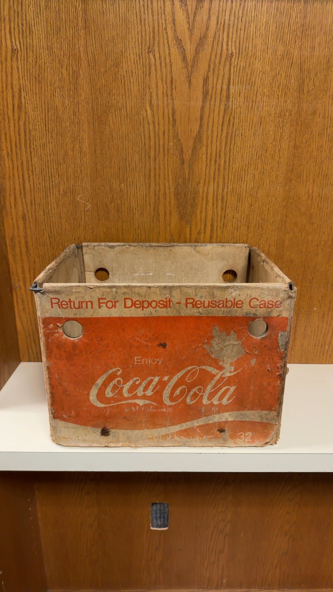 Vintage Coca-Cola Wooden Crate - Image 1