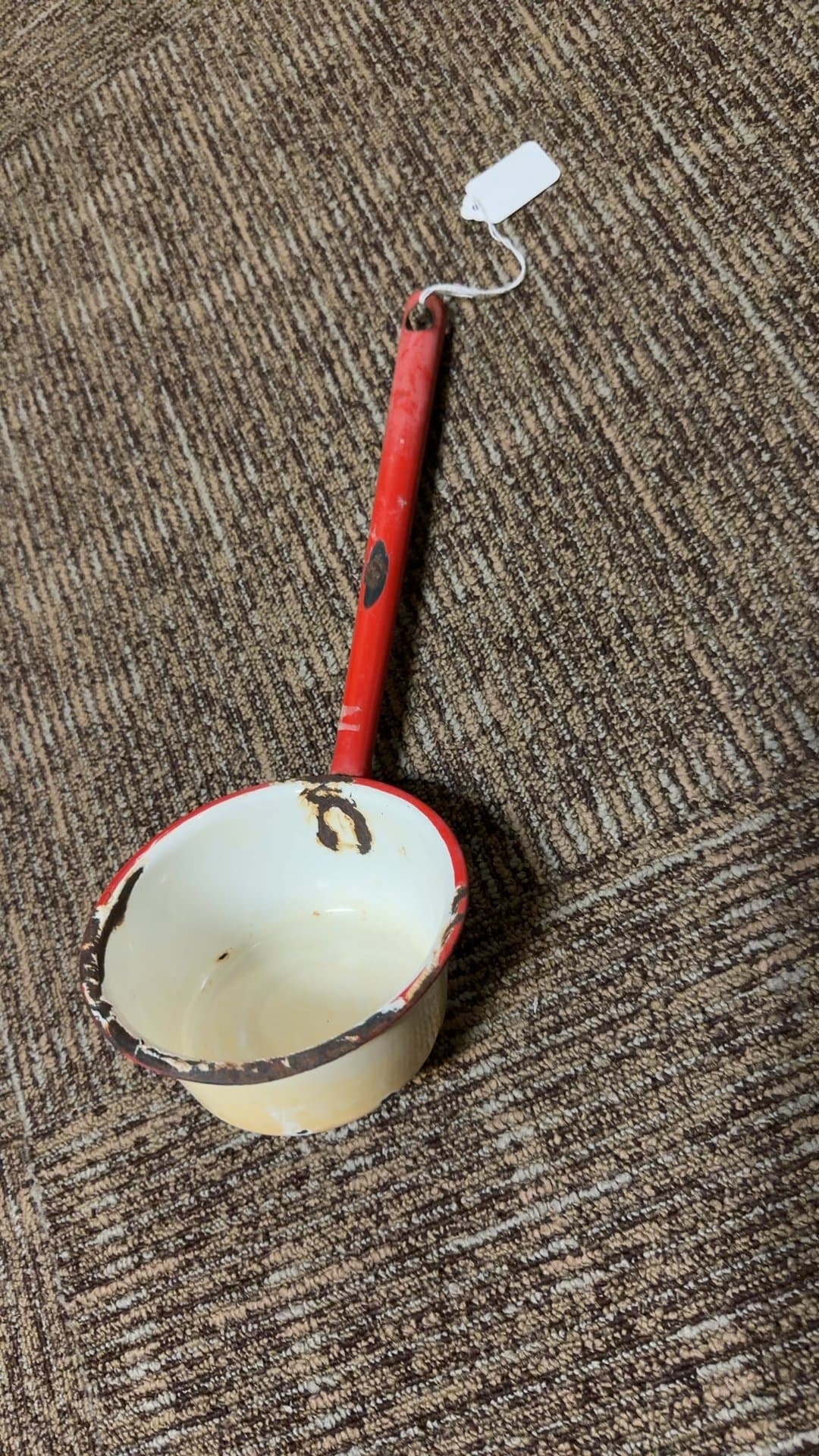 Vintage 1930s-50s Enamelware Water Dipper - Image 1