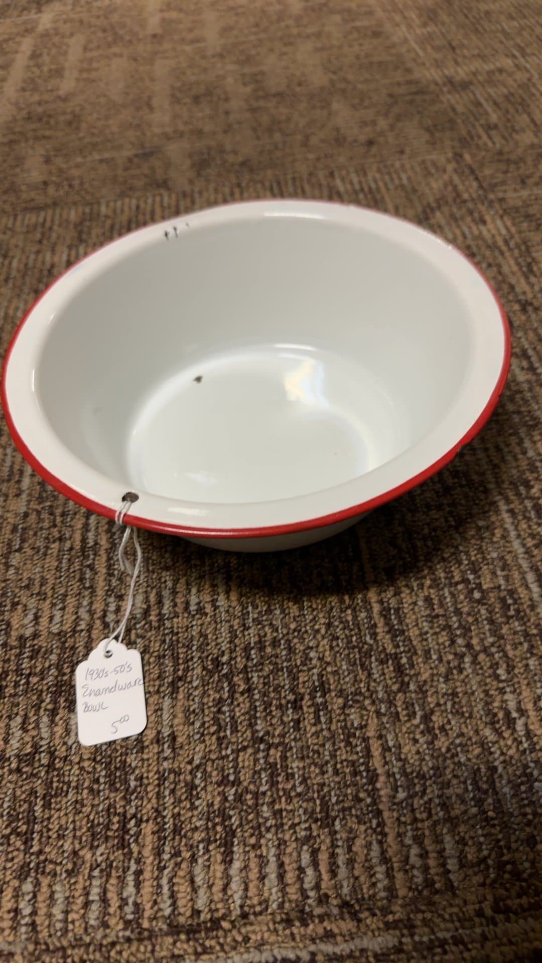 1930s-50s Enamelware Bowl - Image 1