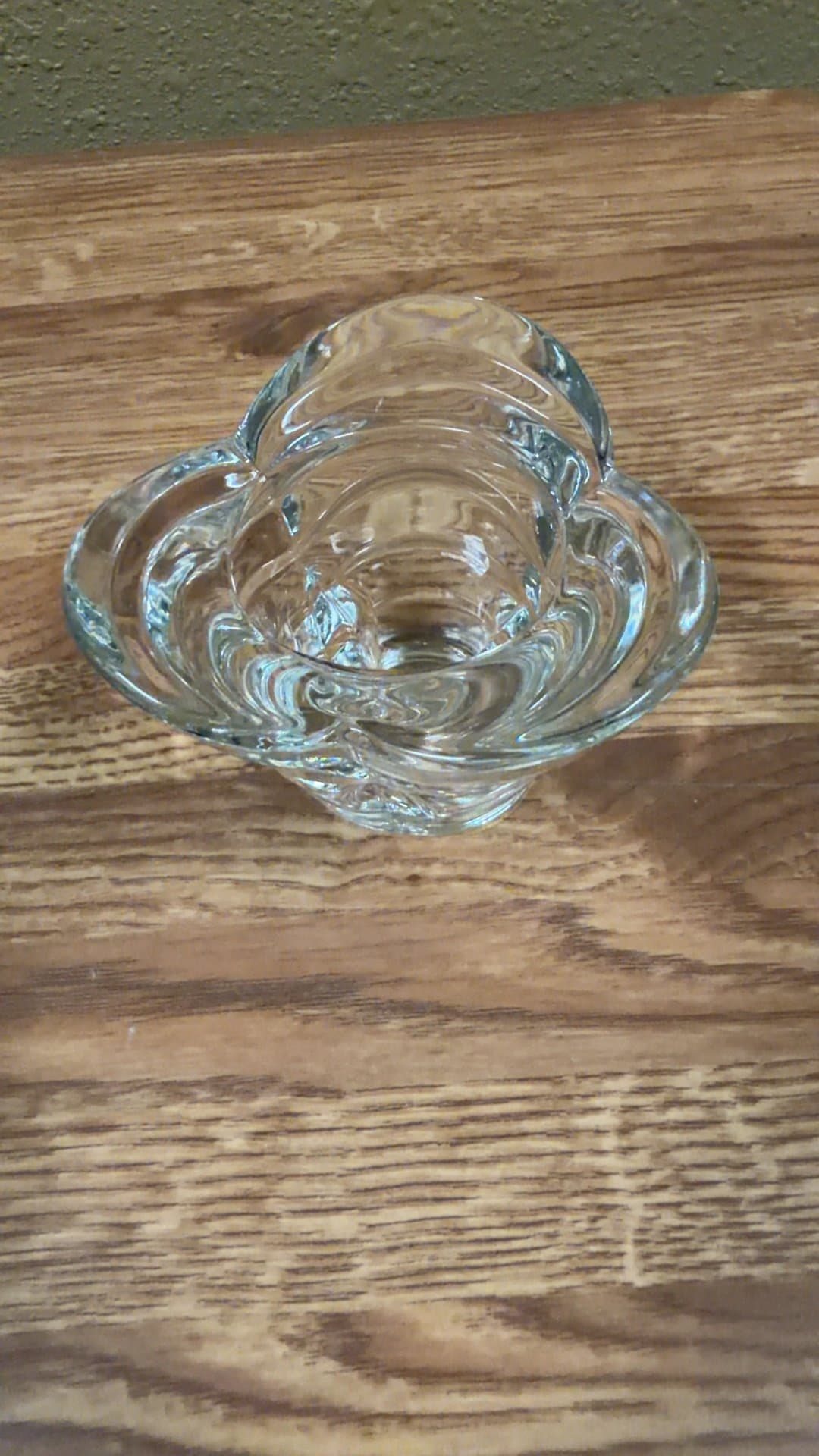 "Borganova King" crystal tulip candle holder - Image 1