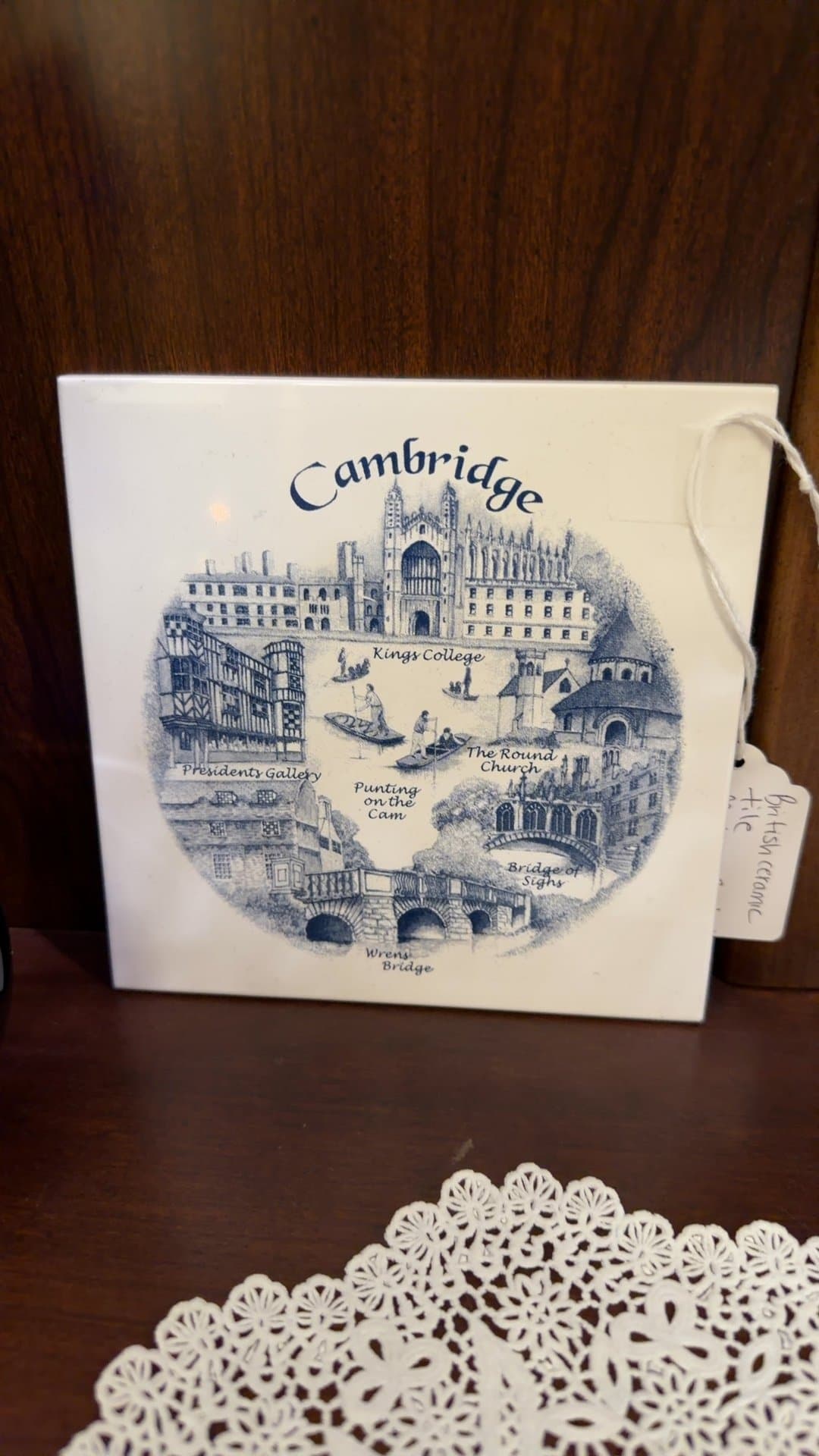 Cambridge Decorative Ceramic Tile - Image 1