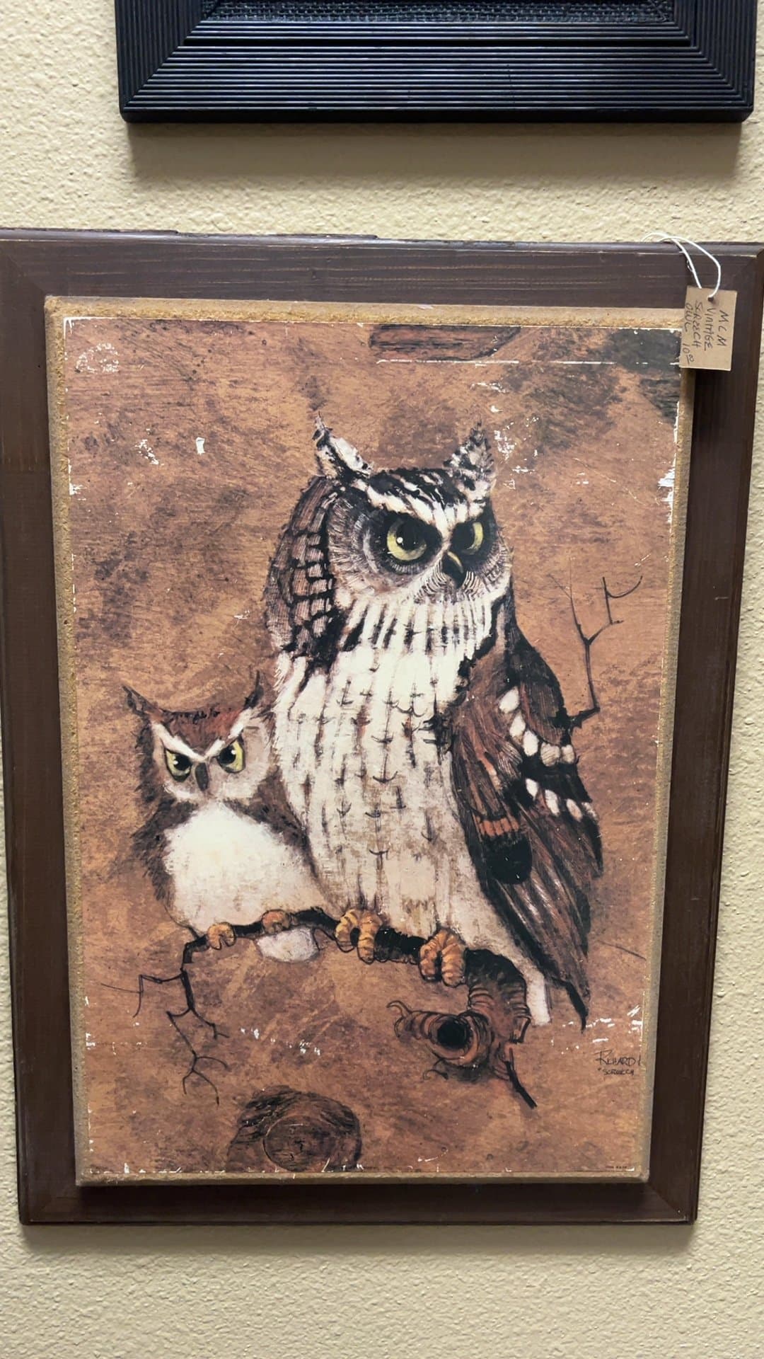 Richard Hinger Screech Owl Print - Image 1