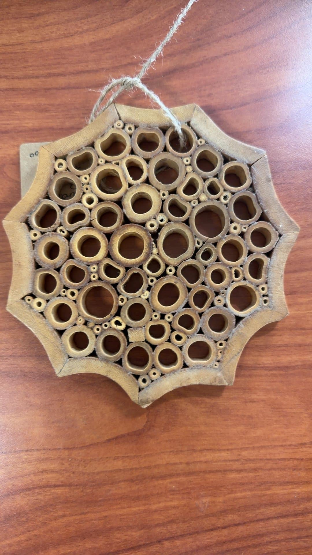 Handmade Bamboo Trivet - Image 1