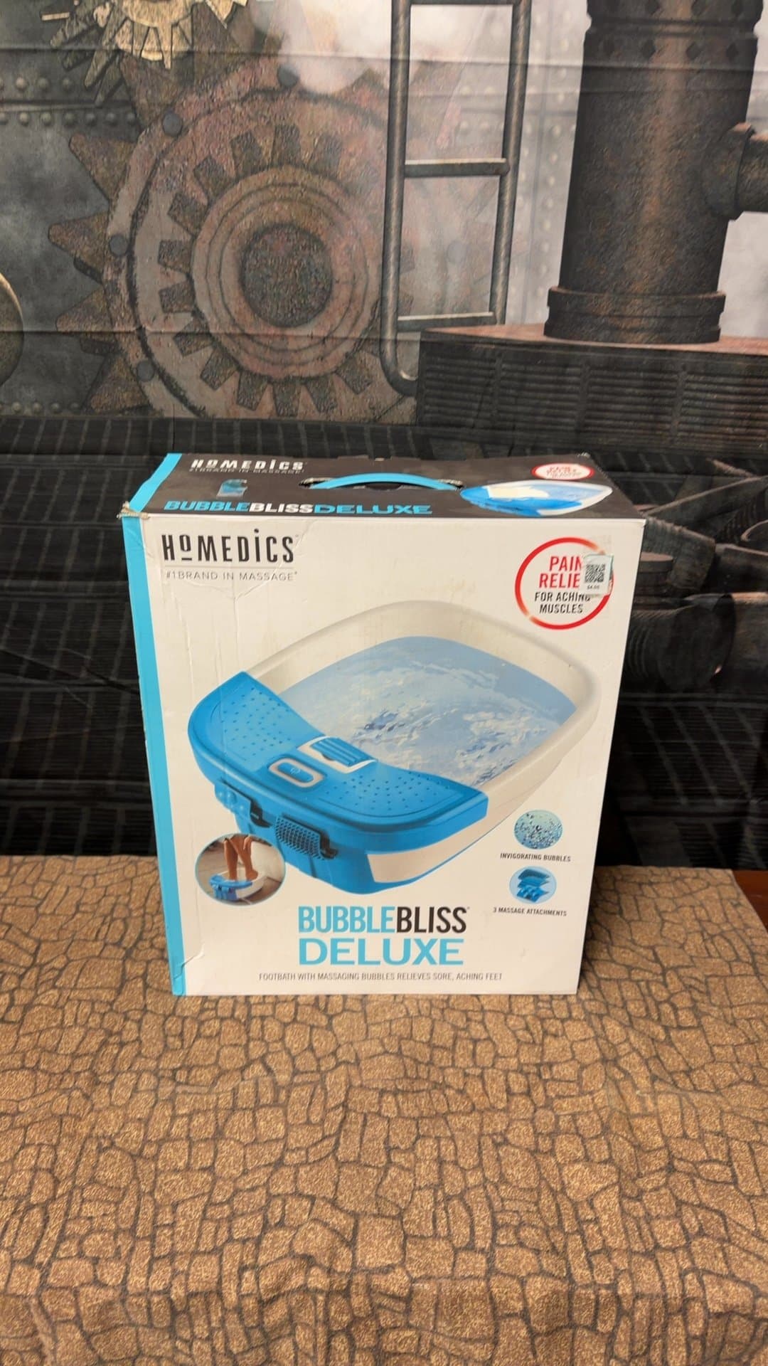 HoMedics Bubble Bliss Deluxe Foot Spa - Image 1