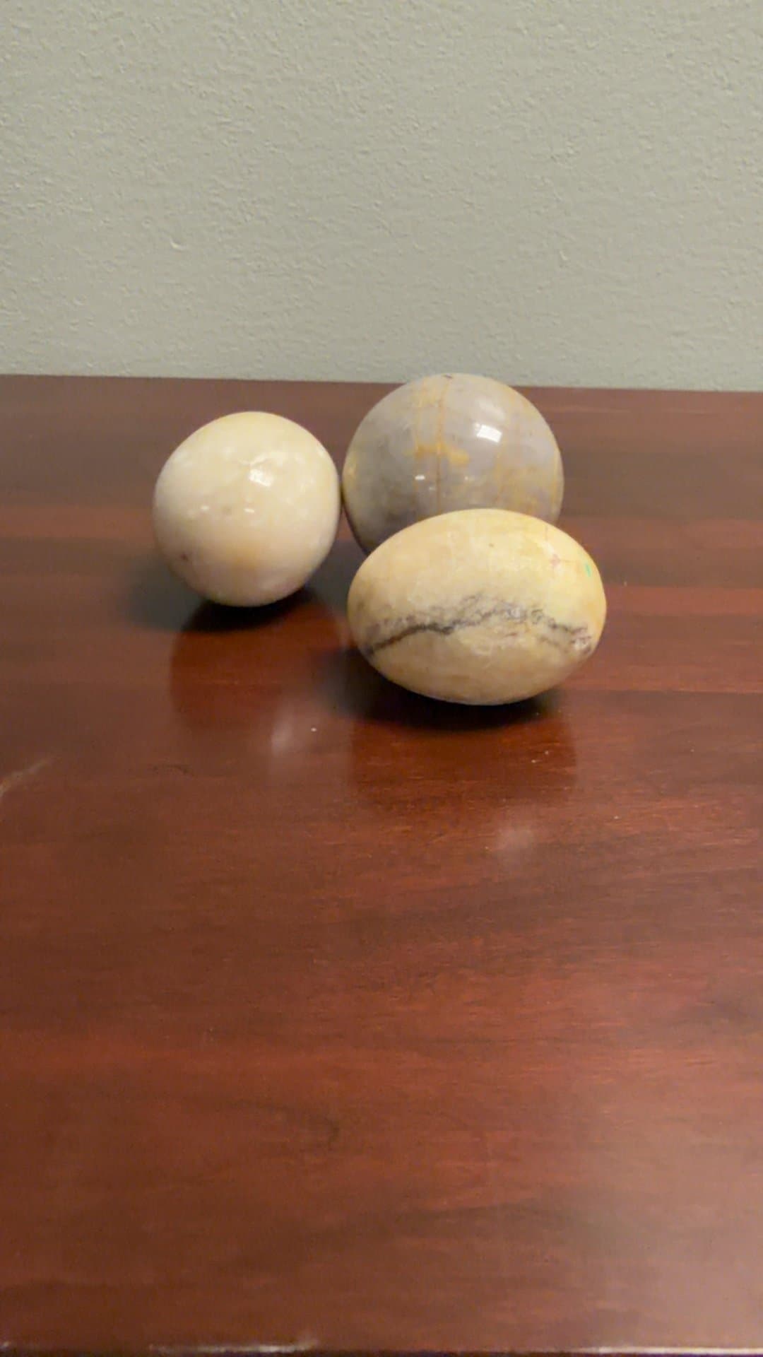 Polished Stone Eggs - Image 1