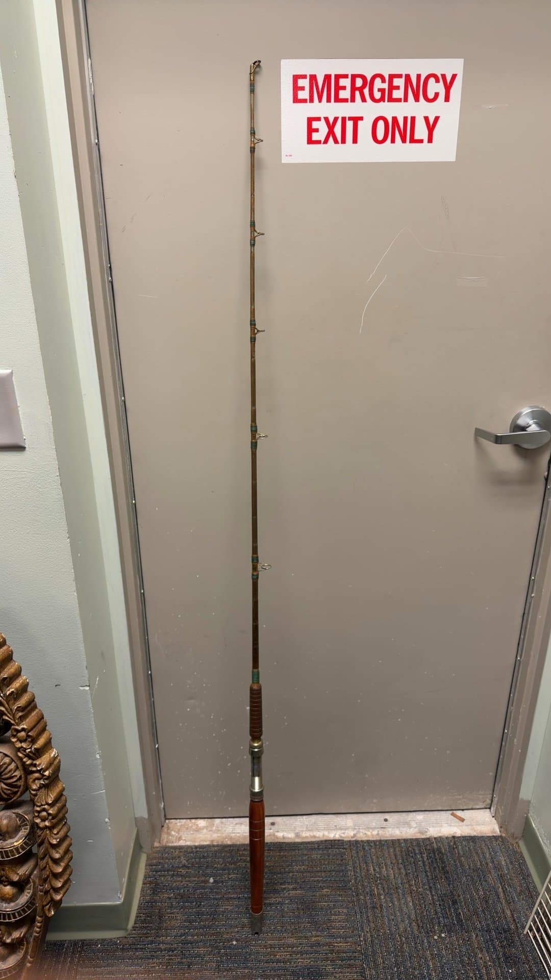 Vintage Bamboo Fishing Rod - Image 1
