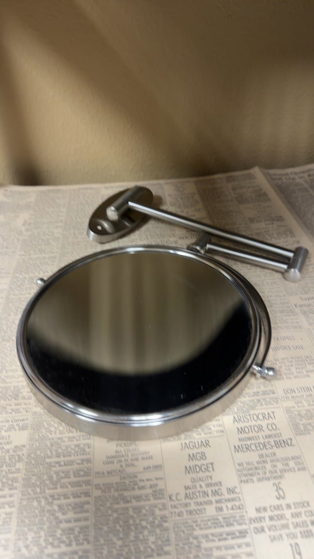 Wall-Mounted Adjustable Mirror - Image 1