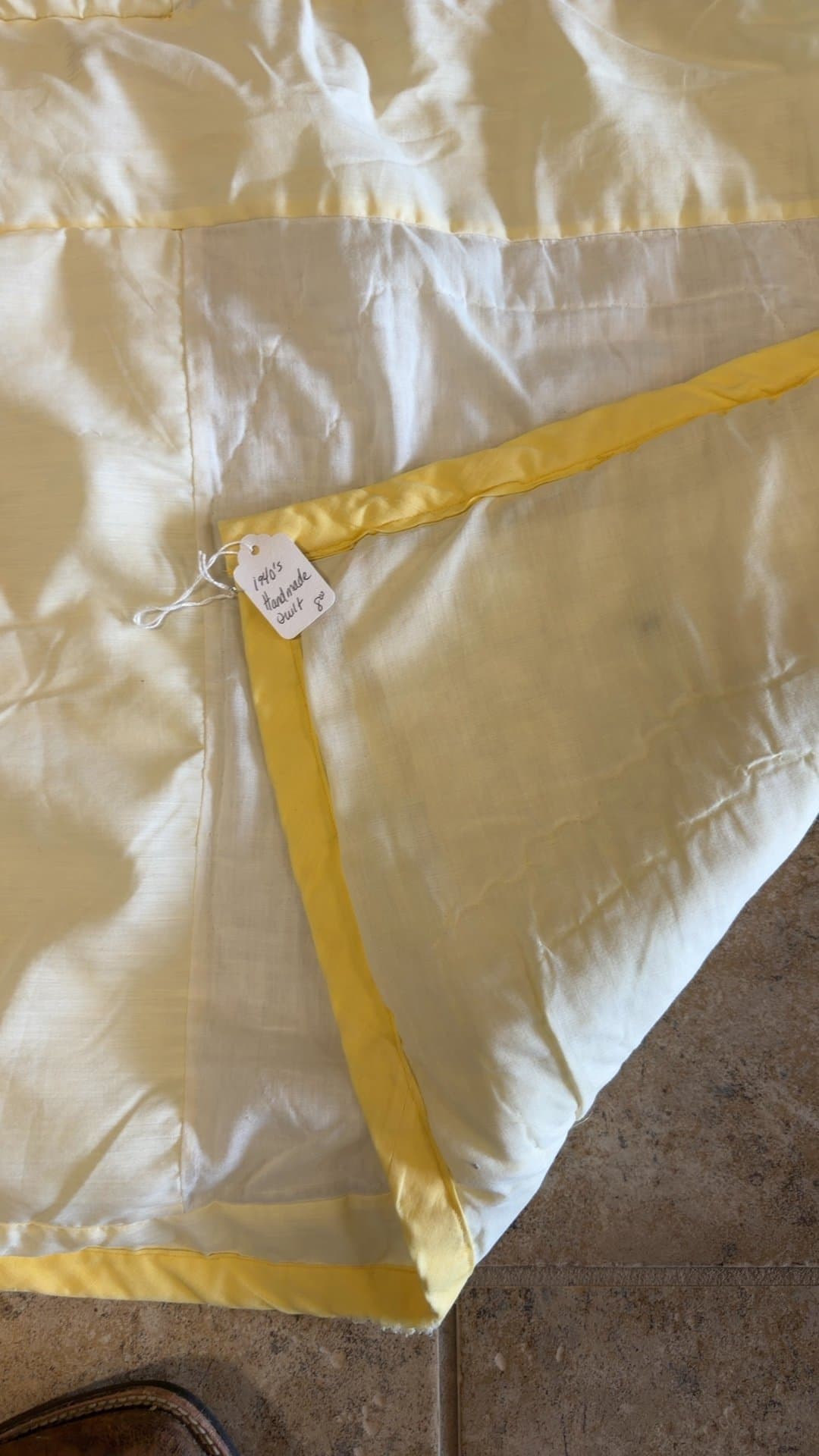 1965 Handmade Quilt - Image 1