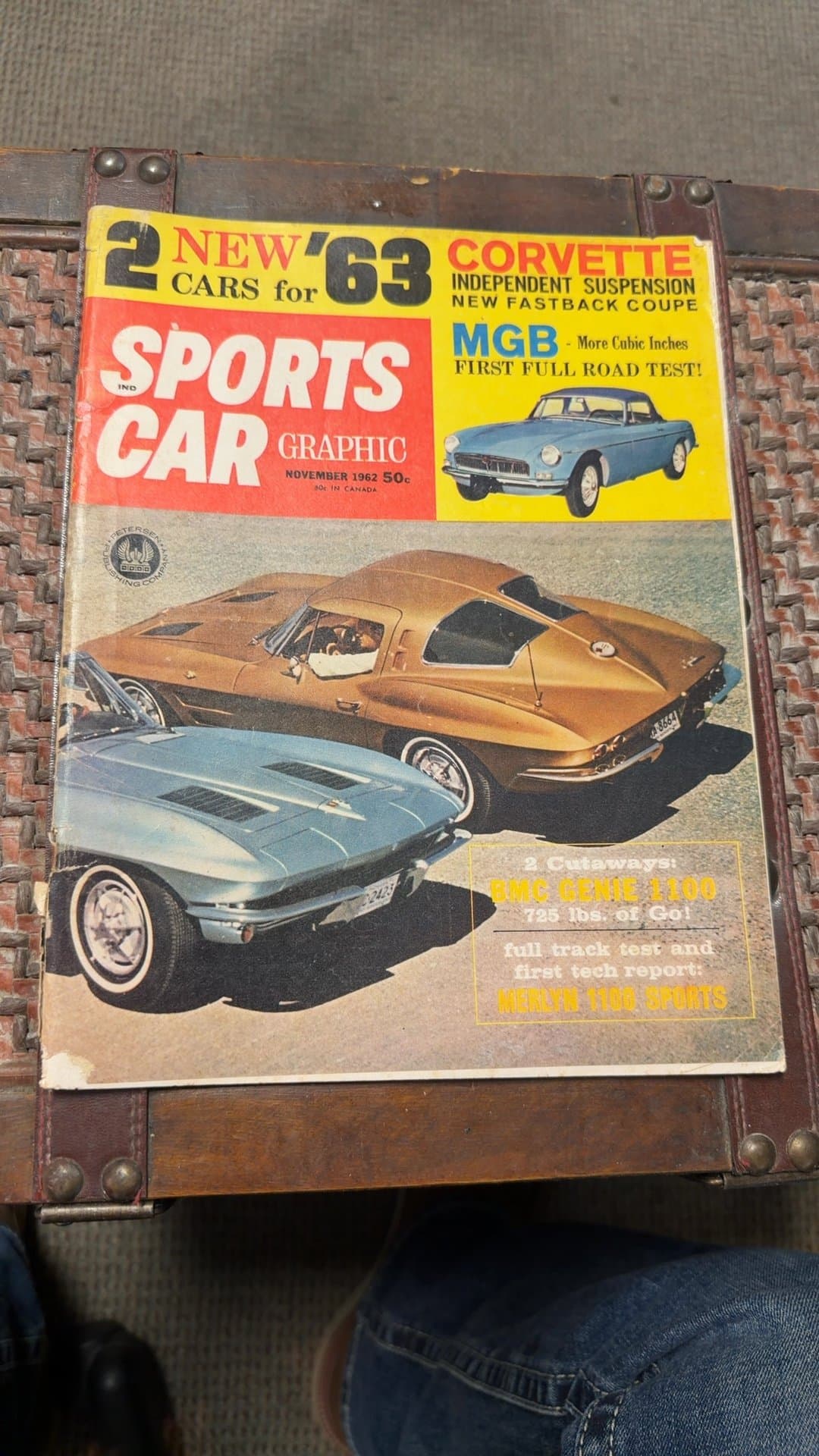 Sports Car Graphic Magazine November 1962 - Image 1