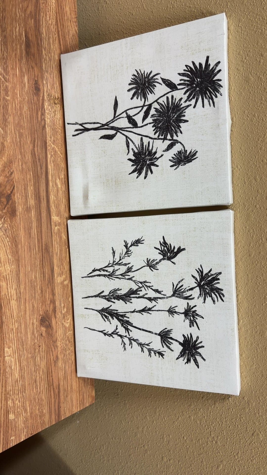 Floral Canvas Wall Art Set - Image 1