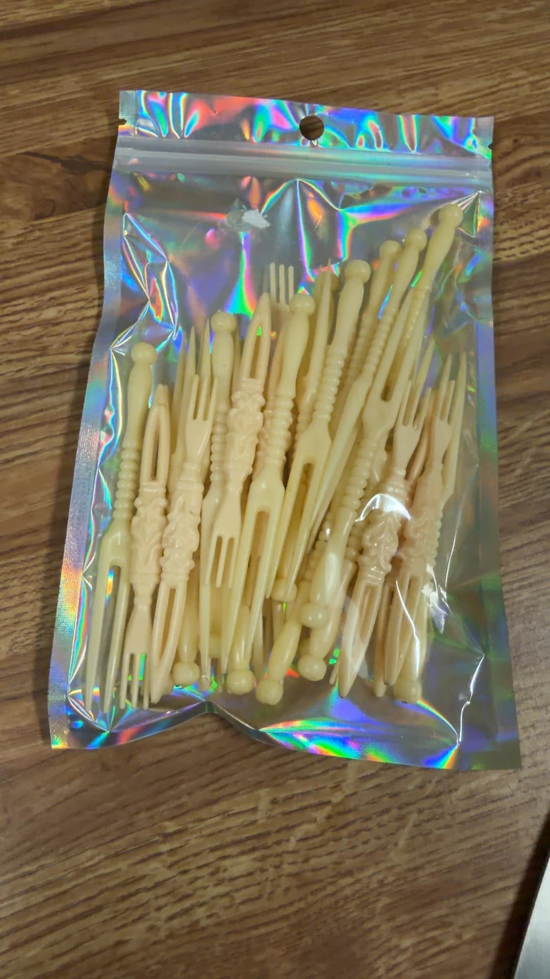 Plastic Cocktail Forks - Image 1