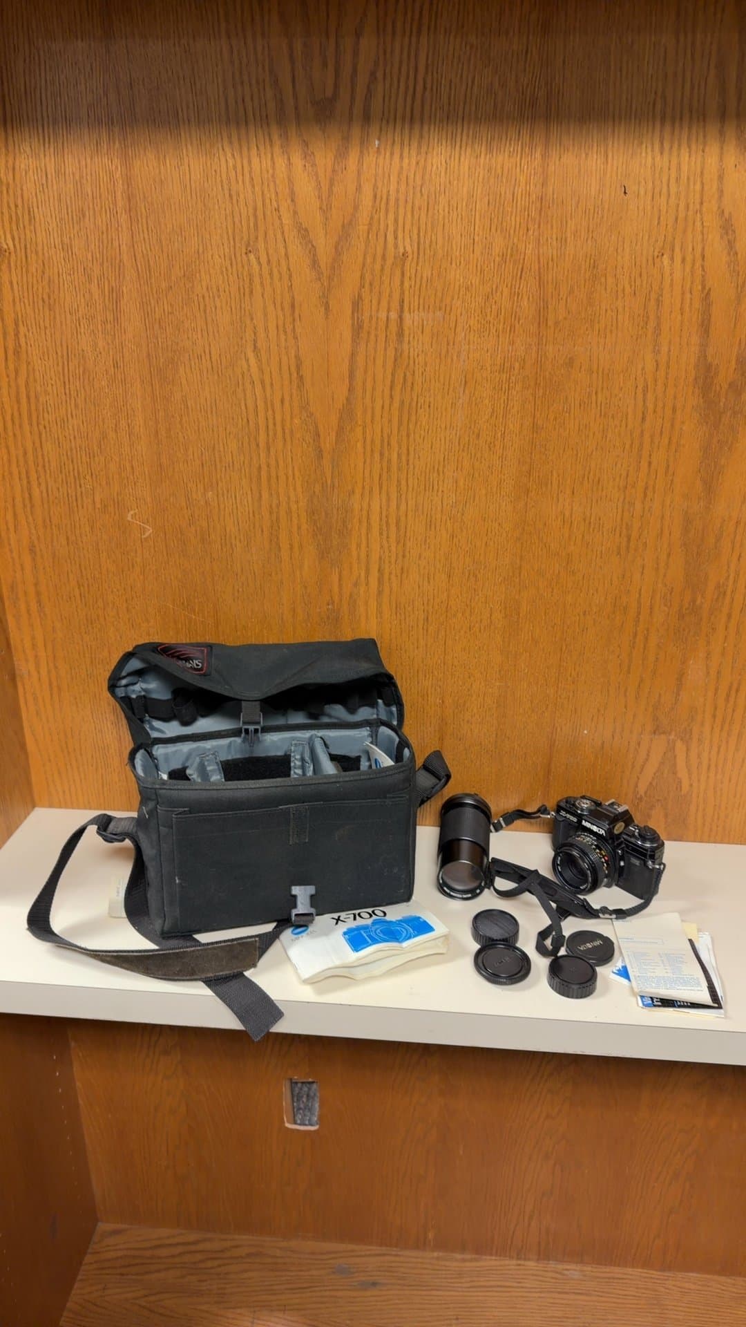 Minolta X-700 Film Camera with Accessories - Image 1