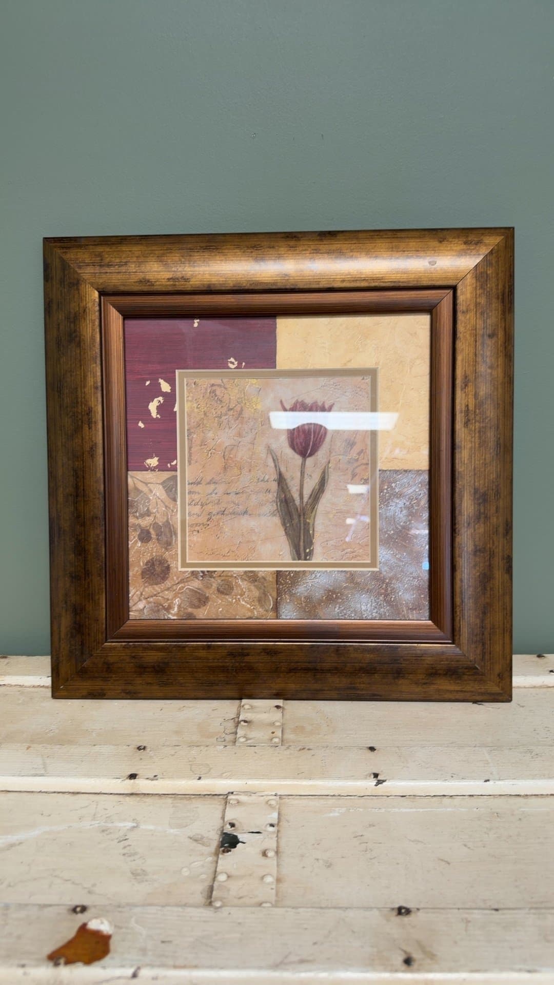 Framed Floral Art Print - Image 1