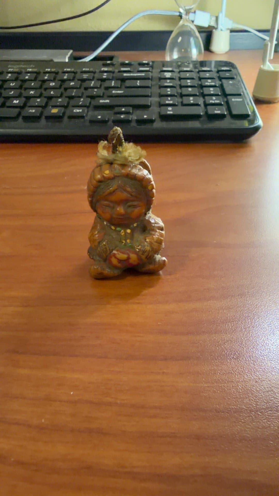 Vintage Inuit Figurine Ornament - Image 1