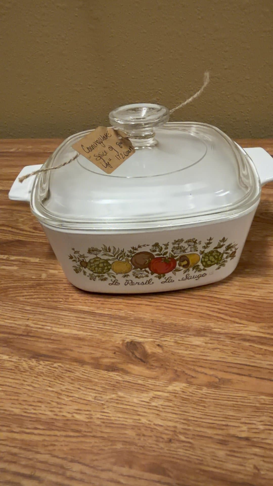 CorningWare Spice of Life Casserole Dish with Lid - Image 1