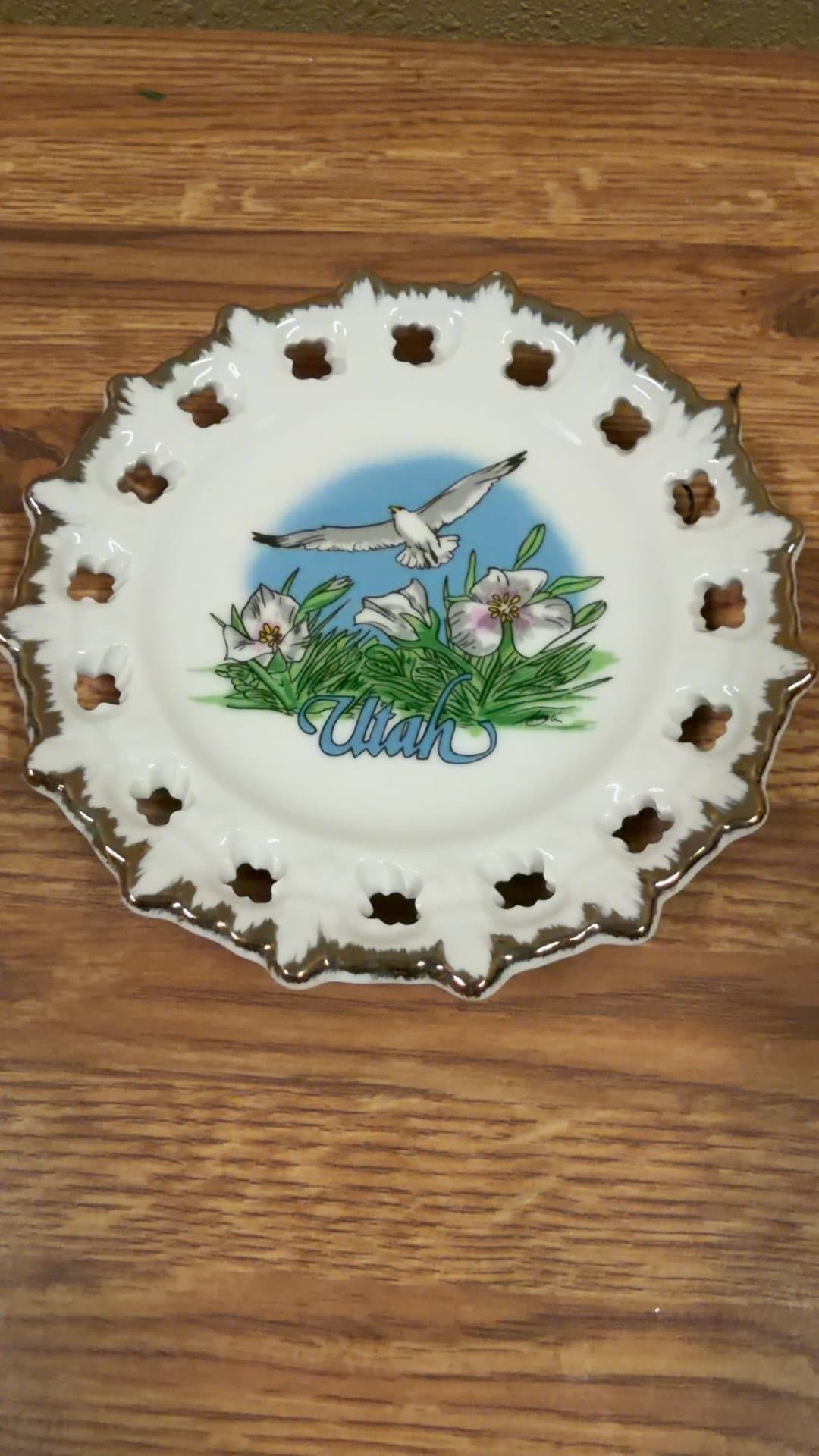 Utah Souvenir Decorative Plate - Image 1